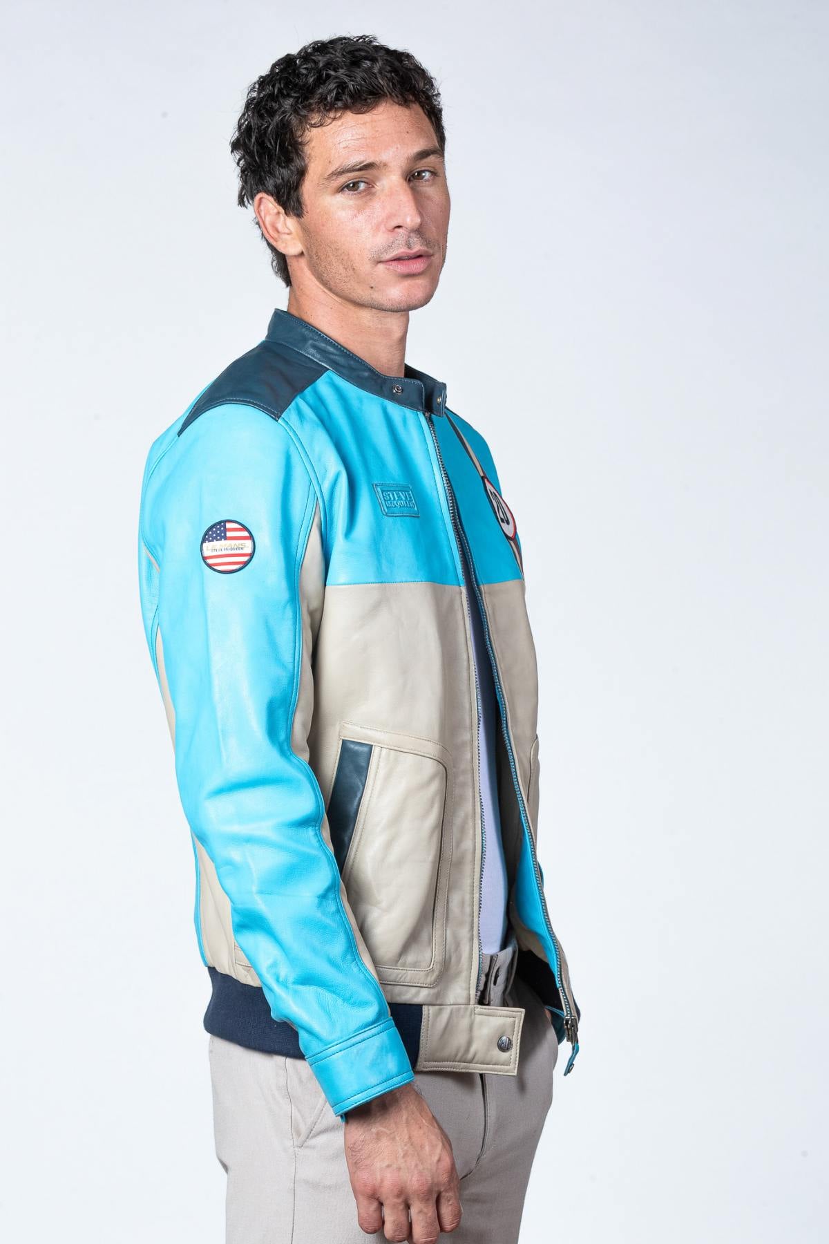 Chaqueta Hombre Steve Mcqueen TITUS NORSE BLUE — vista 3