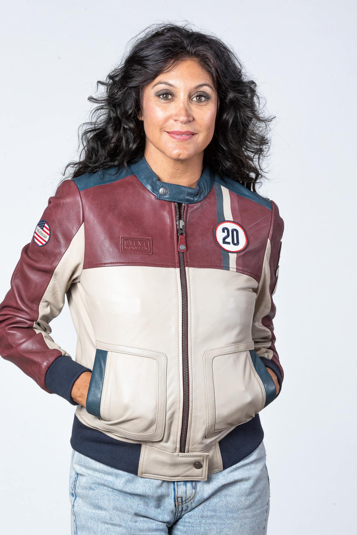 Chaqueta Mujeres Steve Mcqueen DANICA DARK RED — vista 1