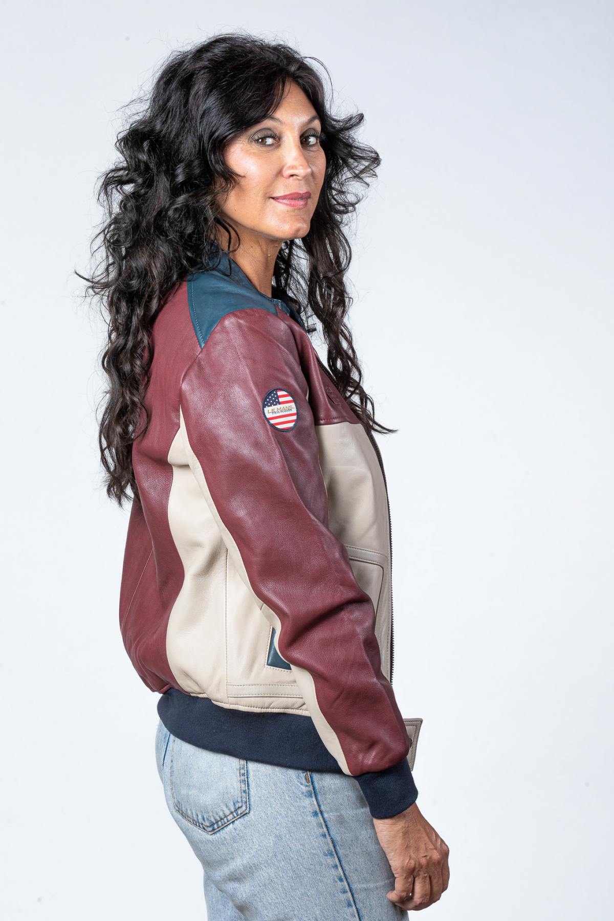 Chaqueta Mujeres Steve Mcqueen DANICA DARK RED — vista 5