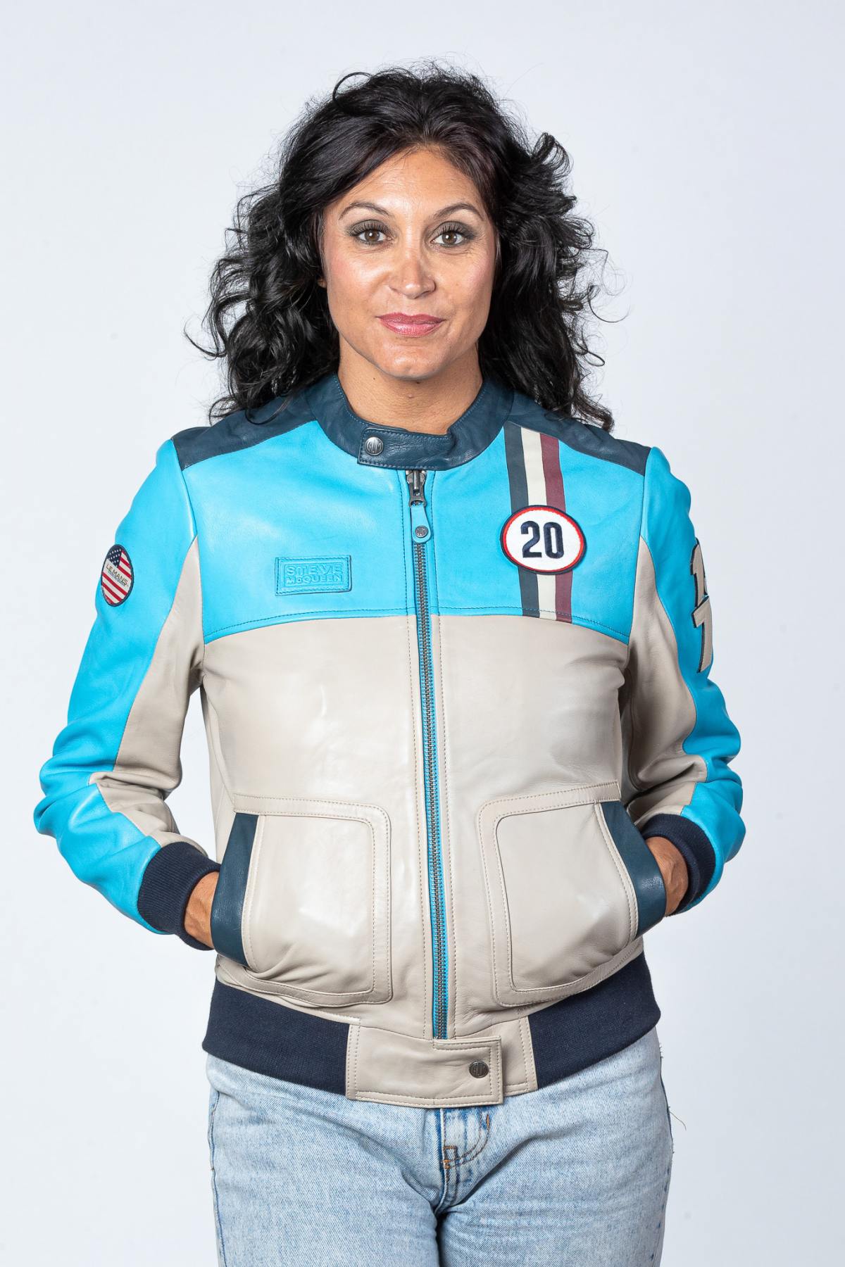 Damen Jacke Steve Mcqueen DANICA NORSE BLUE — Ansicht 5