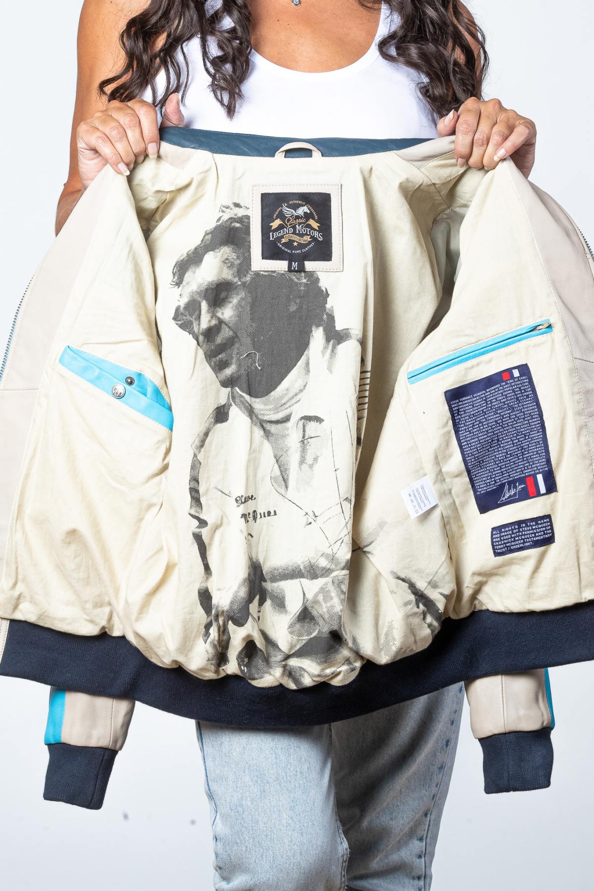 Damen Jacke Steve Mcqueen DANICA NORSE BLUE — Ansicht 3