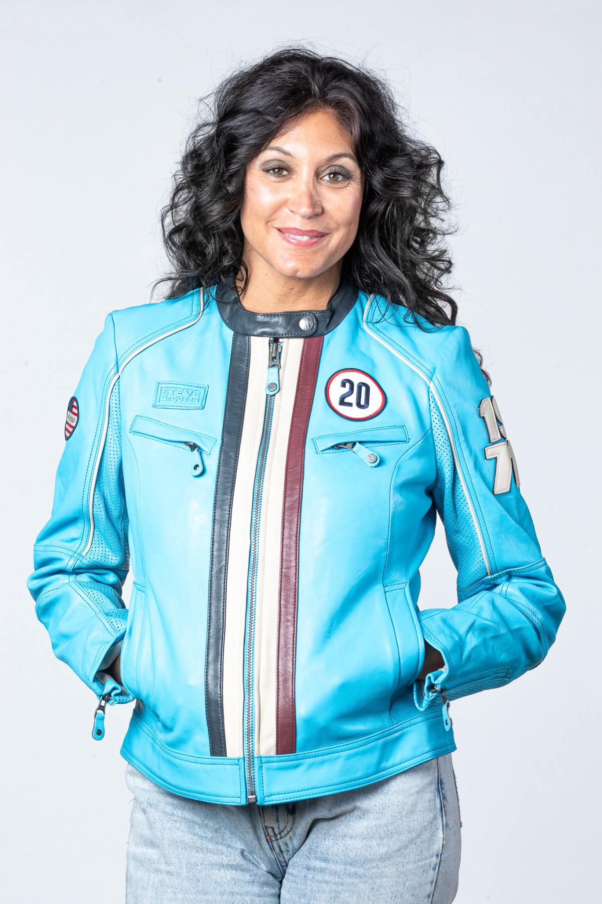 Blouson Femme Steve Mcqueen JUTTA NORSE BLUE — vue 4