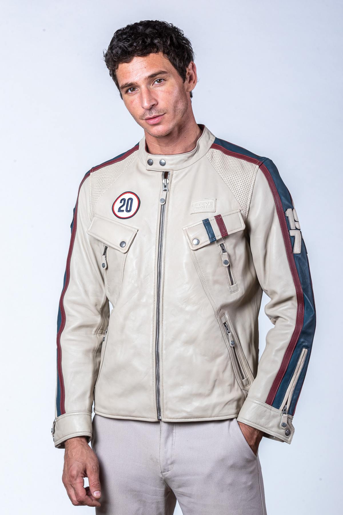Chaqueta Hombre Steve Mcqueen AUGUST ECRU — vista 5