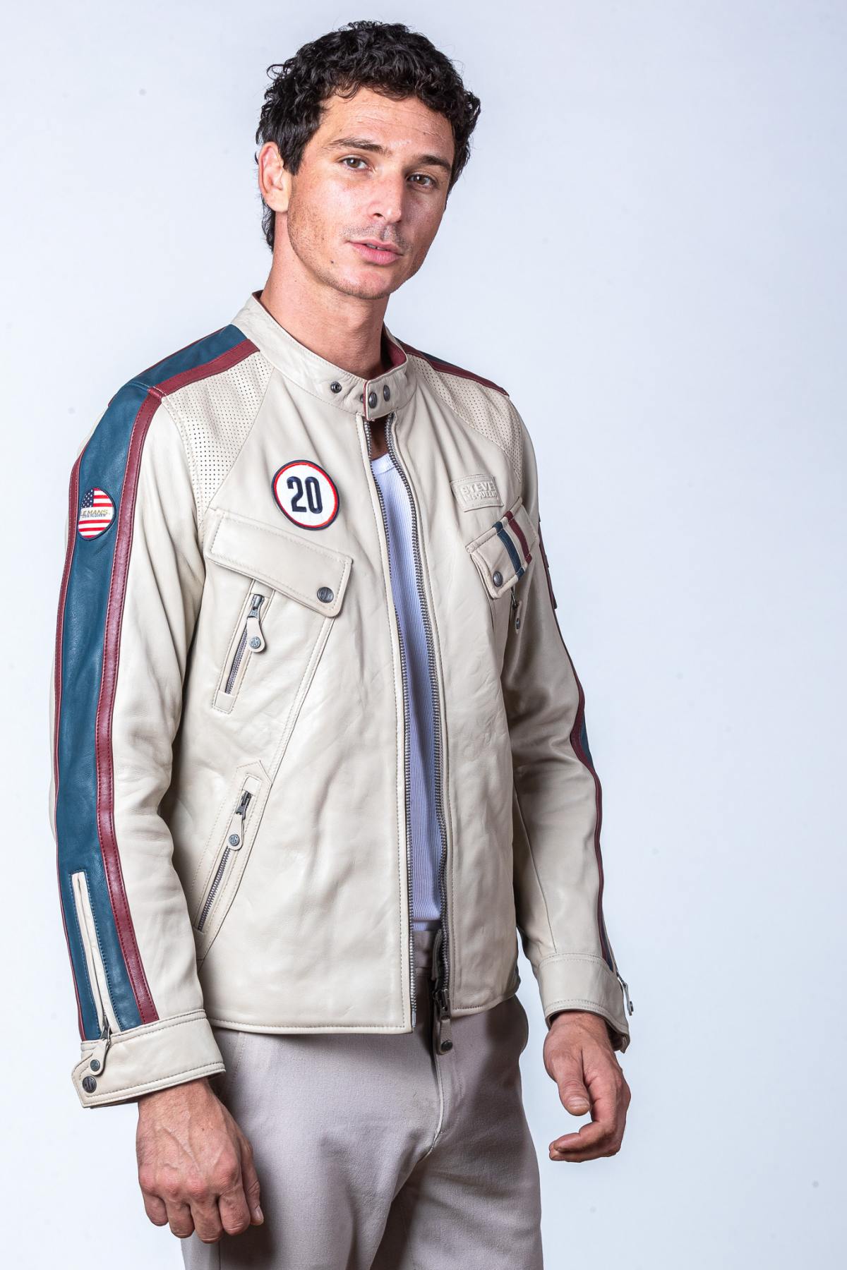 Chaqueta Hombre Steve Mcqueen AUGUST ECRU — vista 6