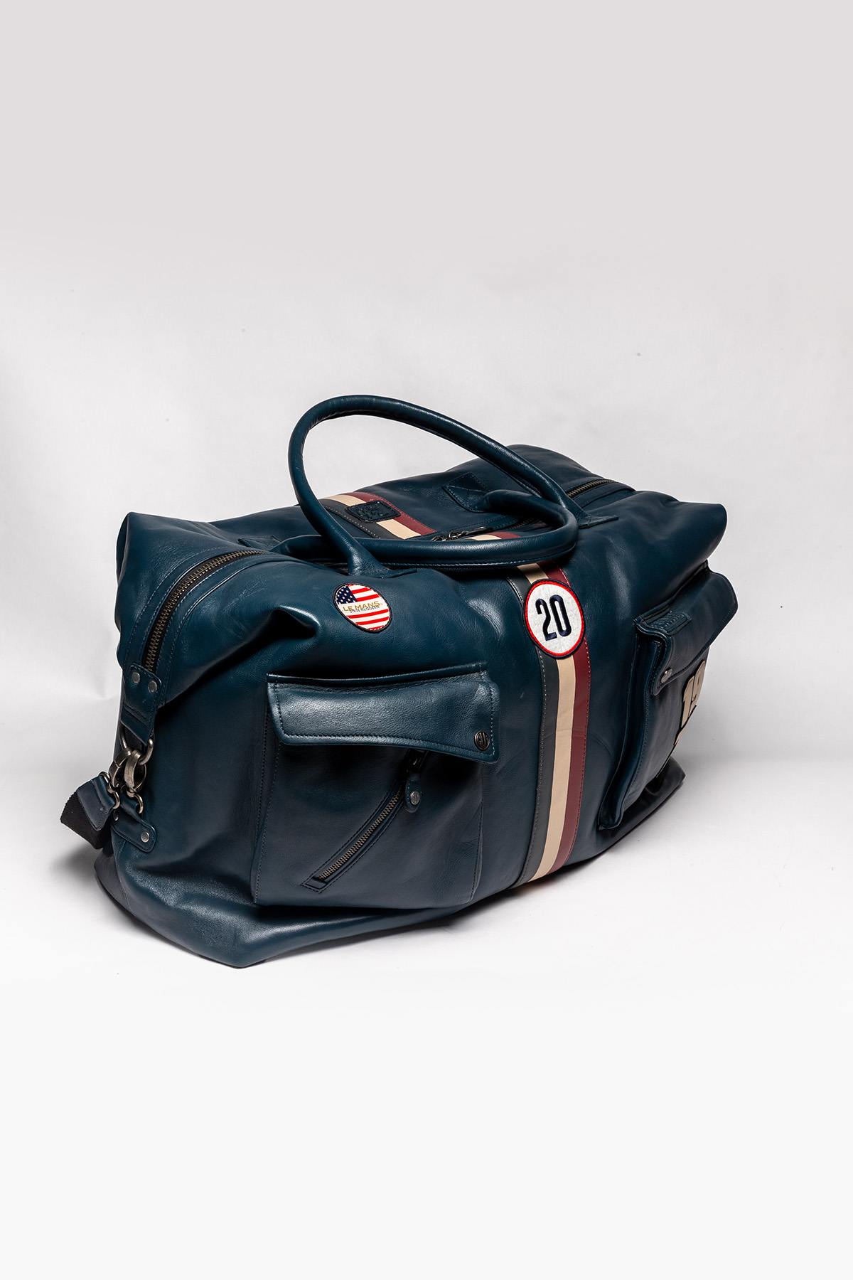 Bolsos Hombre Steve Mcqueen DEAN6 72H ROYAL BLUE — vista 4