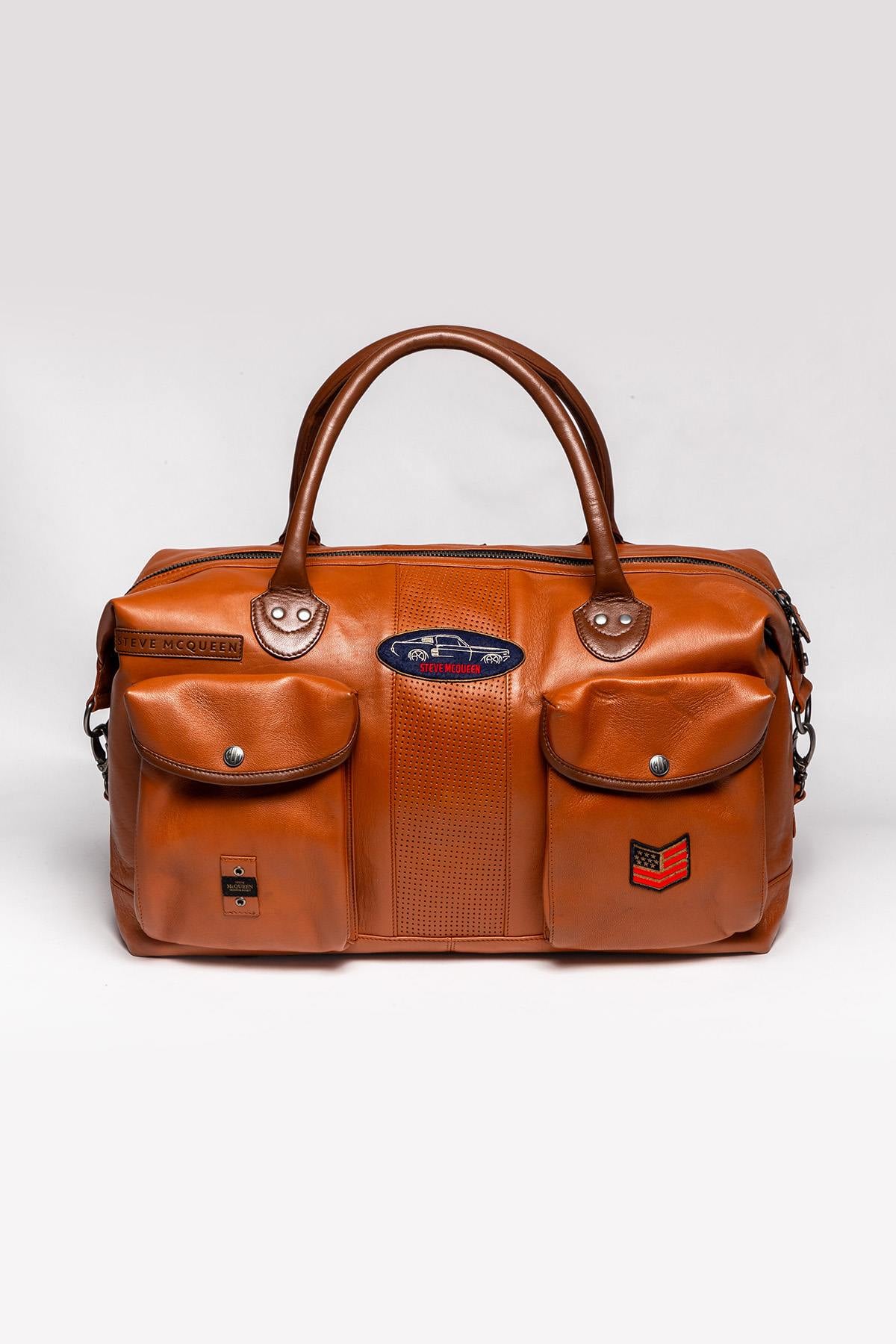 Herren Taschen Steve Mcqueen DUKE 48H CAMEL — Ansicht 1