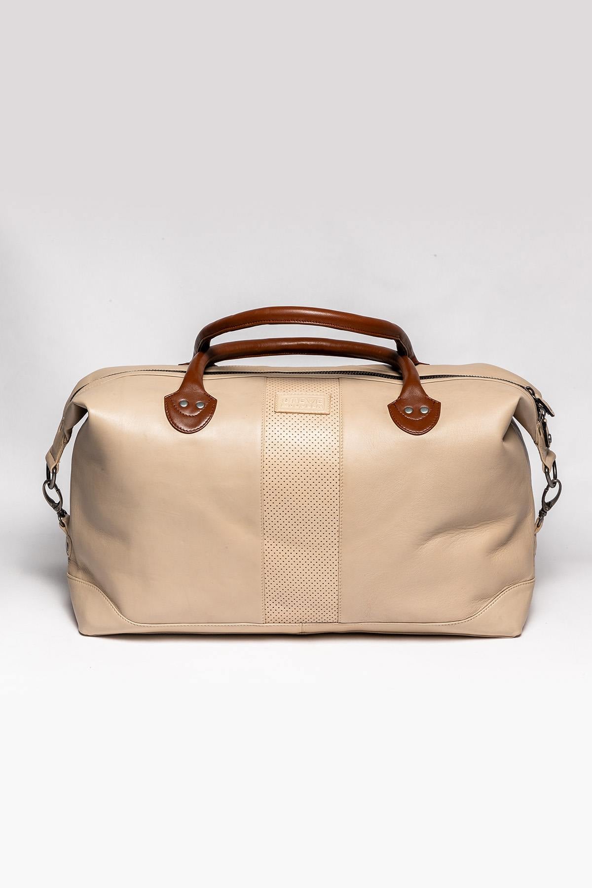 Bolsos Hombre Steve Mcqueen DUKE 48H ECRU — vista 2
