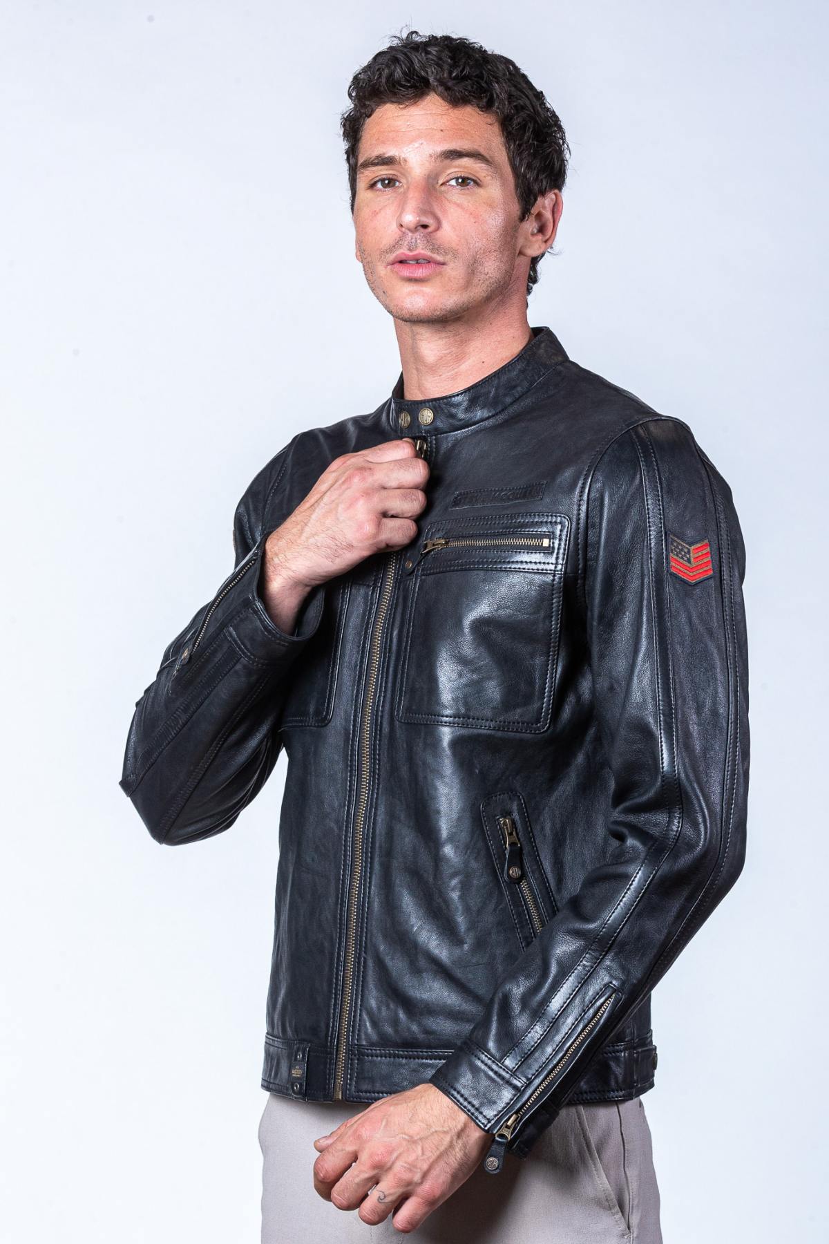 Herren Jacke Steve Mcqueen DENNIS2 BLACK — Ansicht 8