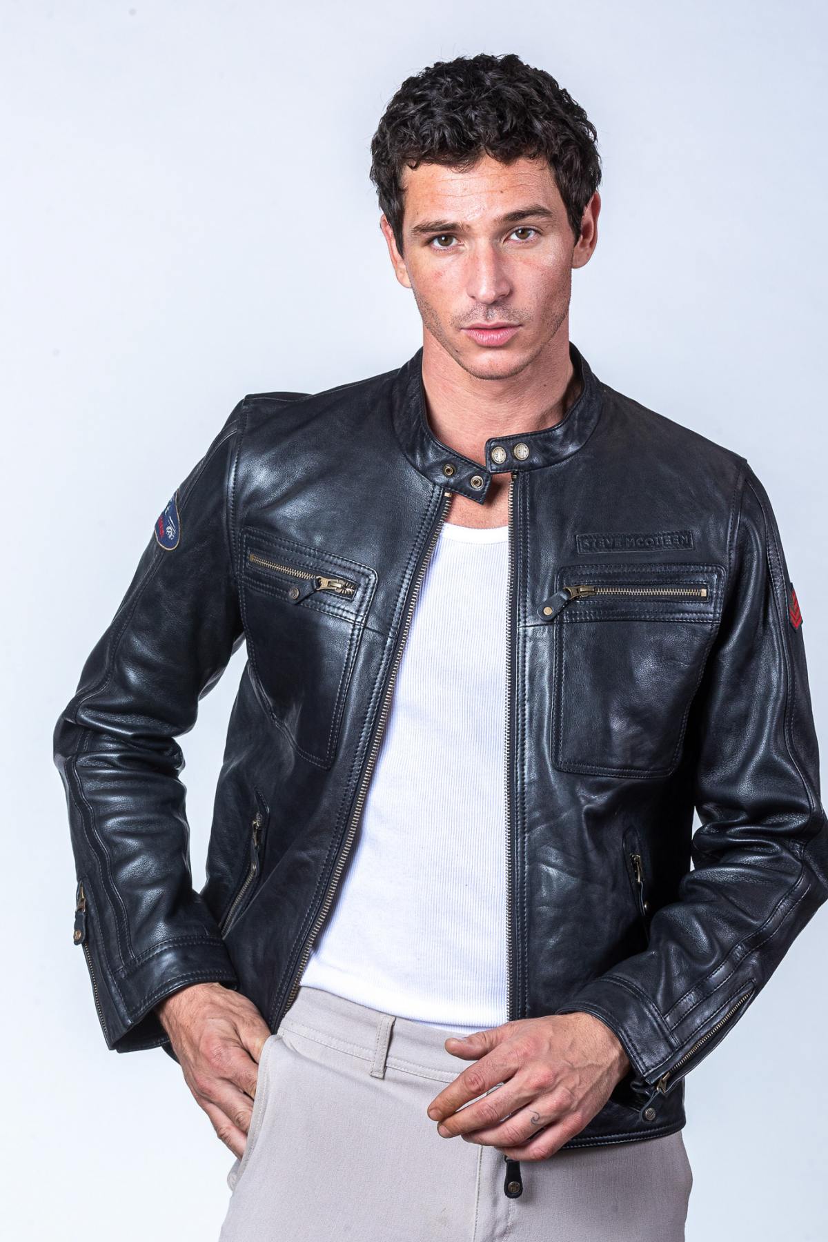 Herren Jacke Steve Mcqueen DENNIS2 BLACK — Ansicht 6