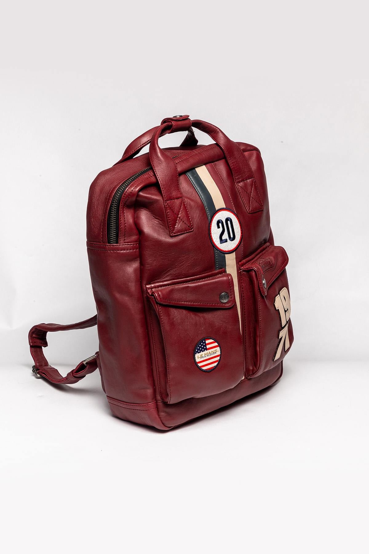 Herren Taschen Steve Mcqueen MATT6 BACKPACK DARK RED — Ansicht 3