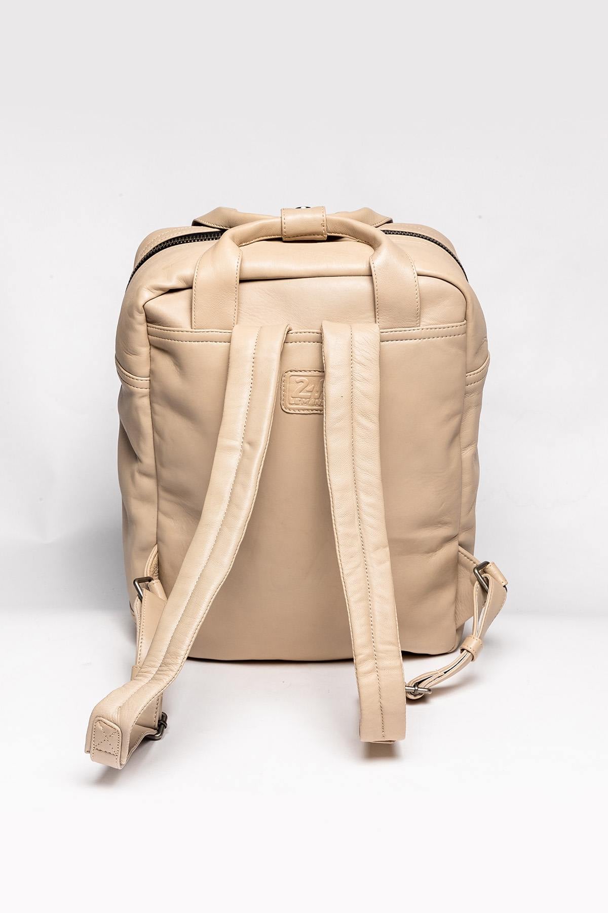 Bolsos Hombre Steve Mcqueen MATT6 BACKPACK ECRU — vista 2
