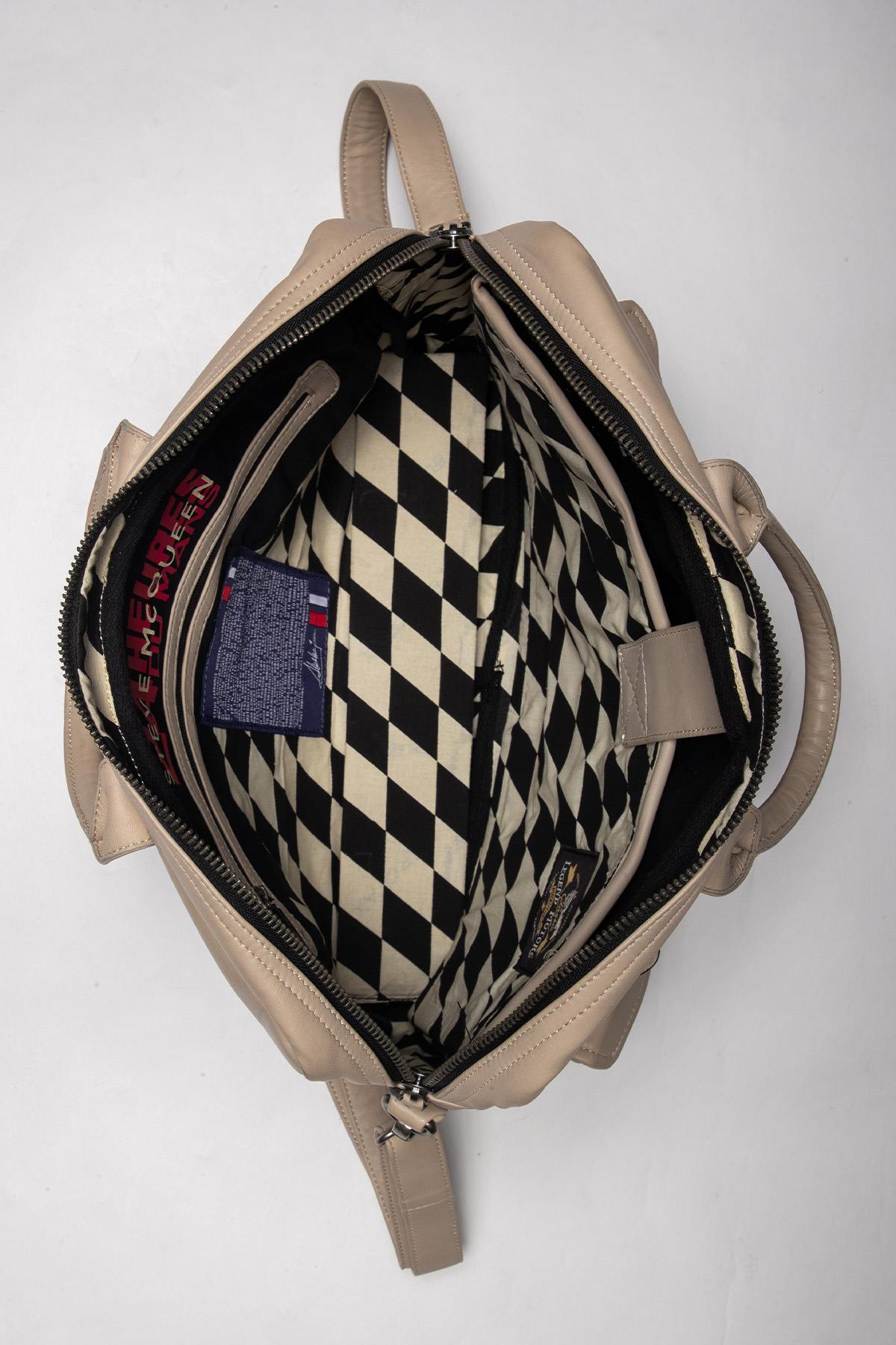 Bolsos Hombre Steve Mcqueen MATT6 BACKPACK ECRU — vista 3