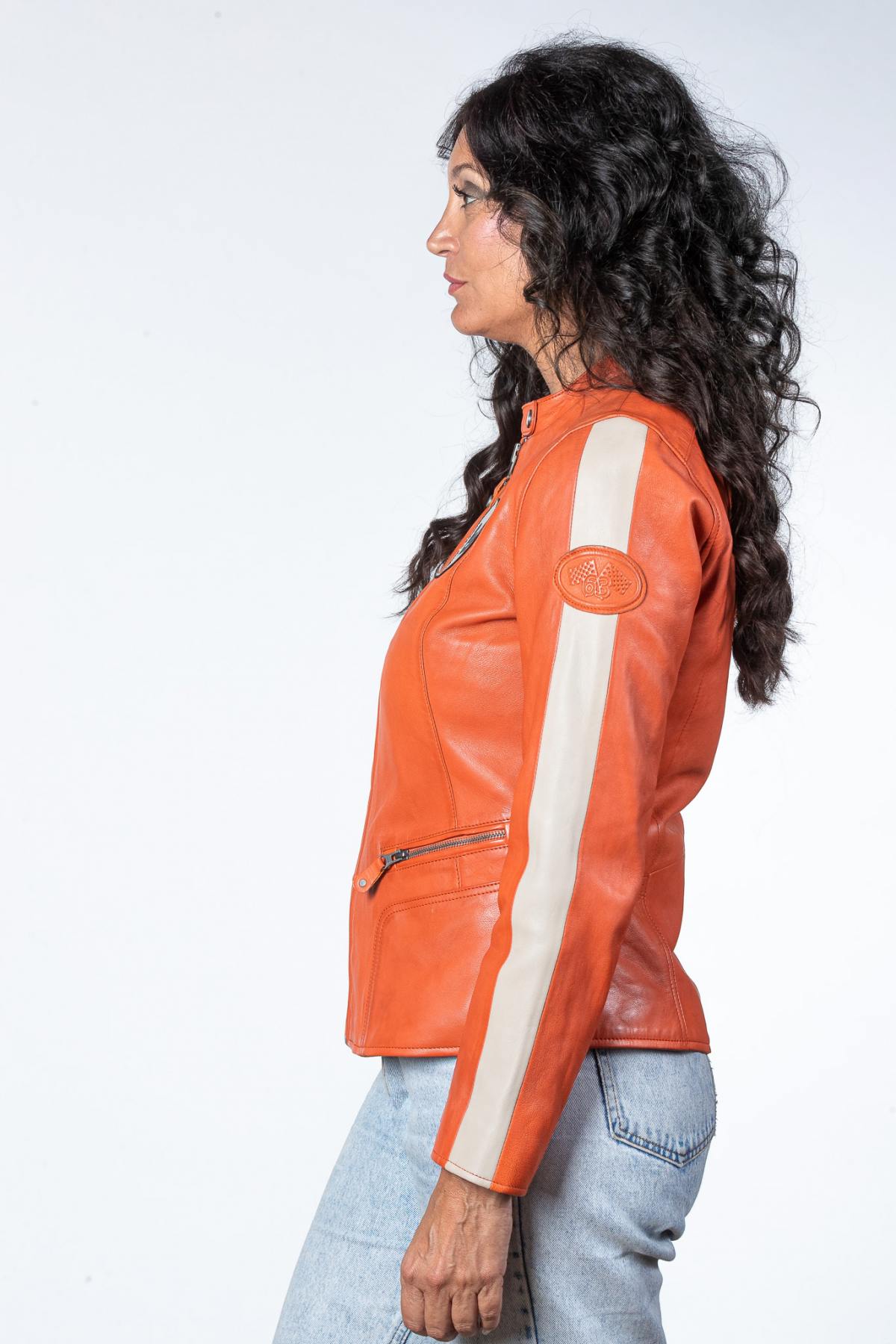 Damen Jacke 24h Le Mans AMANDA SHEEP CROWN ORANGE — Ansicht 5