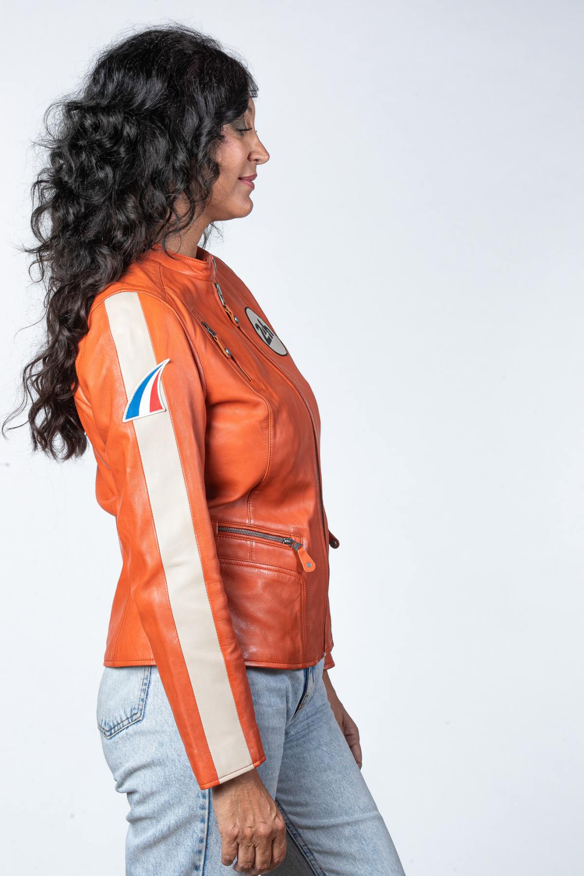 Damen Jacke 24h Le Mans AMANDA SHEEP CROWN ORANGE — Ansicht 2