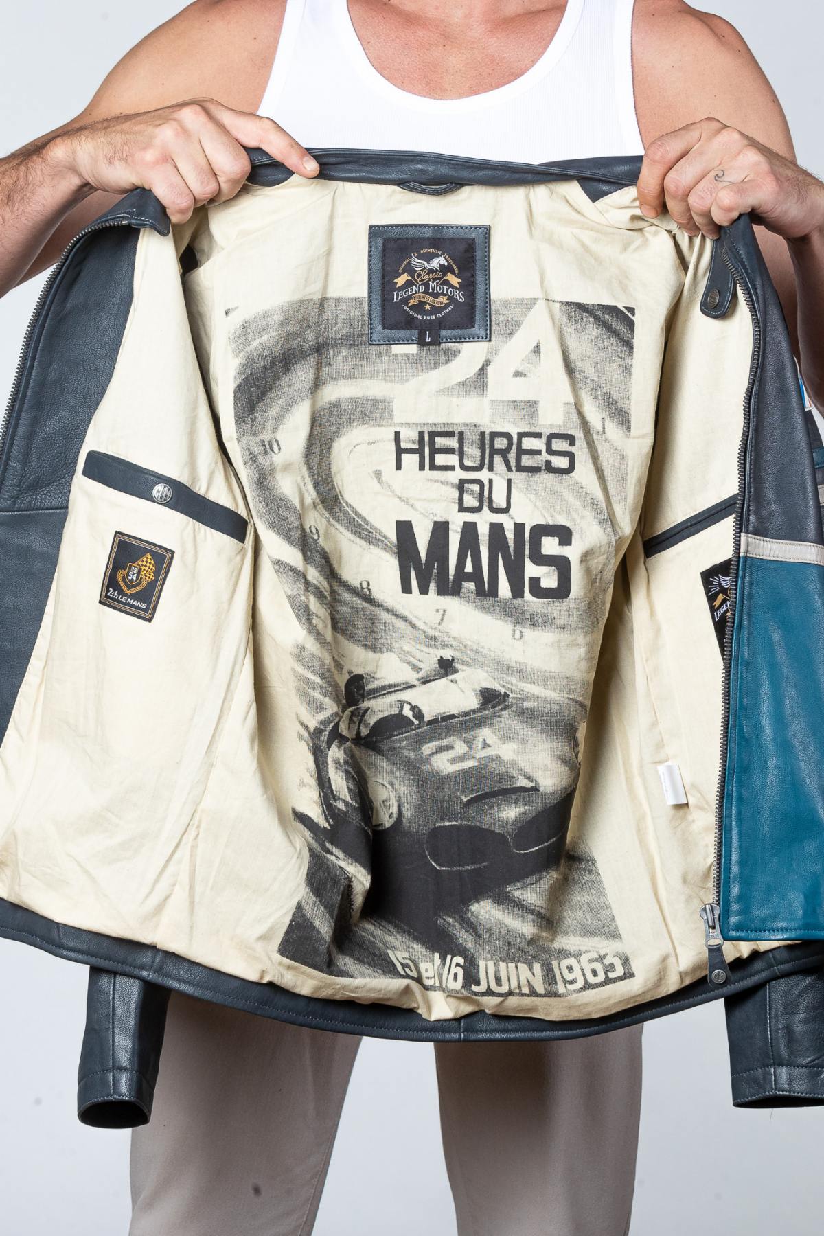 Herren Jacke 24h Le Mans KARL SHEEP CROWN NAVY/OCEAN — Ansicht 2