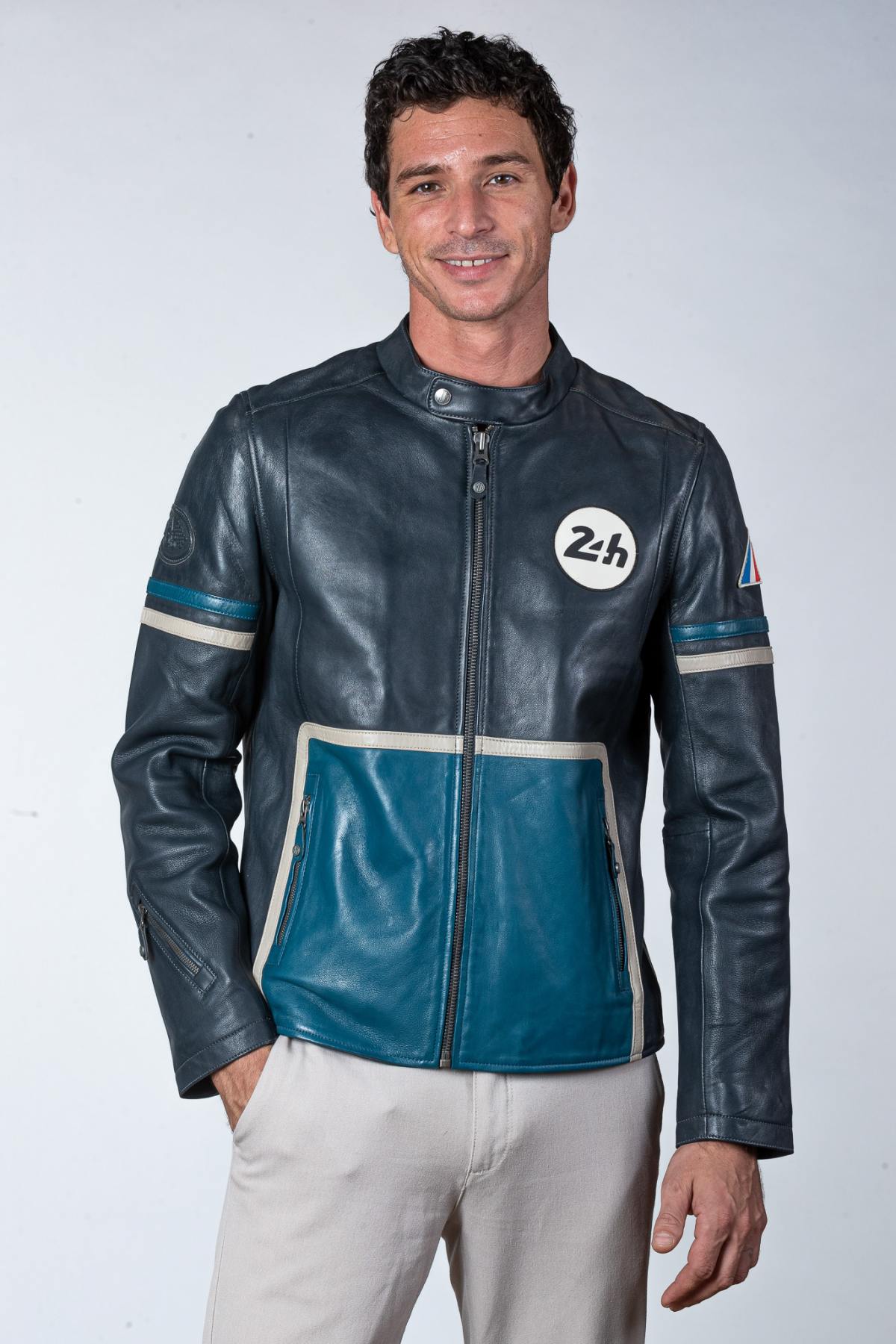 Herren Jacke 24h Le Mans KARL SHEEP CROWN NAVY/OCEAN — Ansicht 1