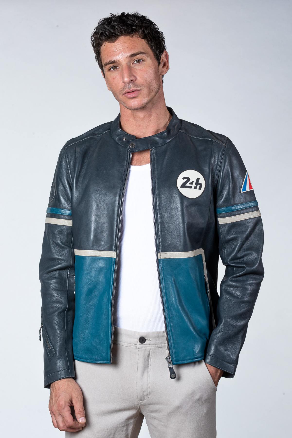 Herren Jacke 24h Le Mans KARL SHEEP CROWN NAVY/OCEAN — Ansicht 5