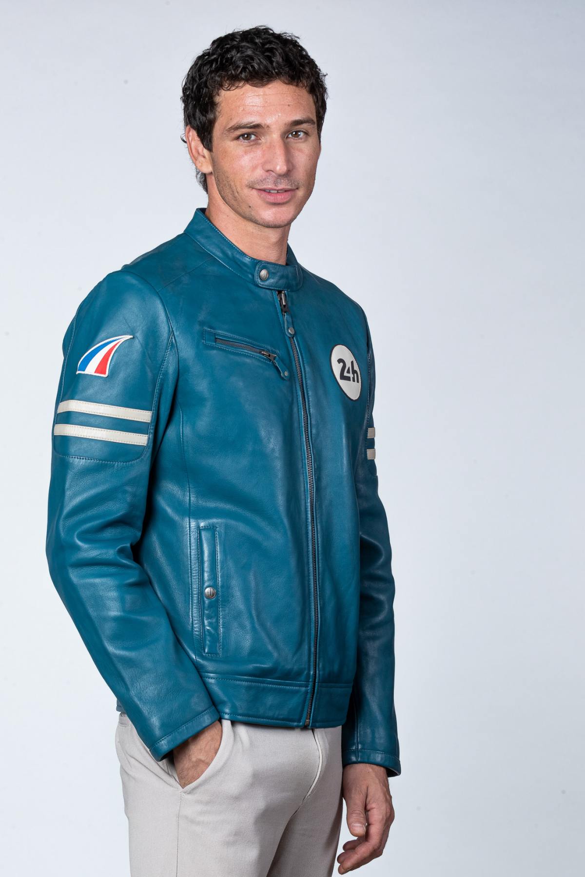 Herren Jacke 24h Le Mans ERWAN SHEEP CROWN OCEAN BLUE — Ansicht 3