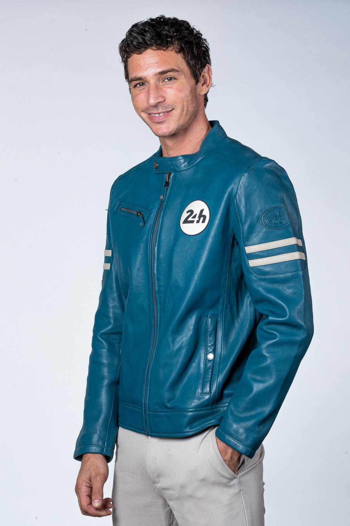 Herren Jacke 24h Le Mans ERWAN SHEEP CROWN OCEAN BLUE — Ansicht 5