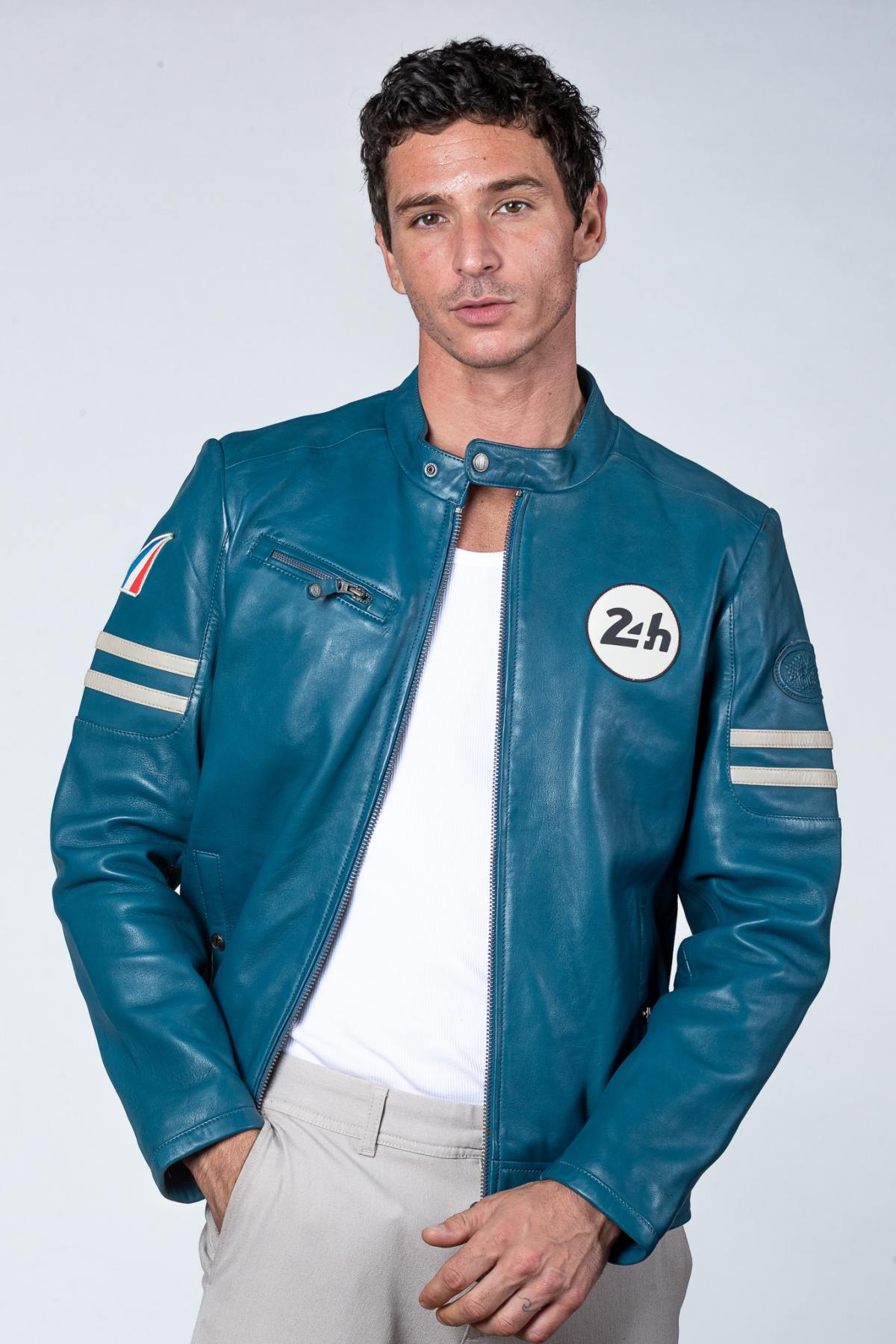 Herren Jacke 24h Le Mans ERWAN SHEEP CROWN OCEAN BLUE — Ansicht 1