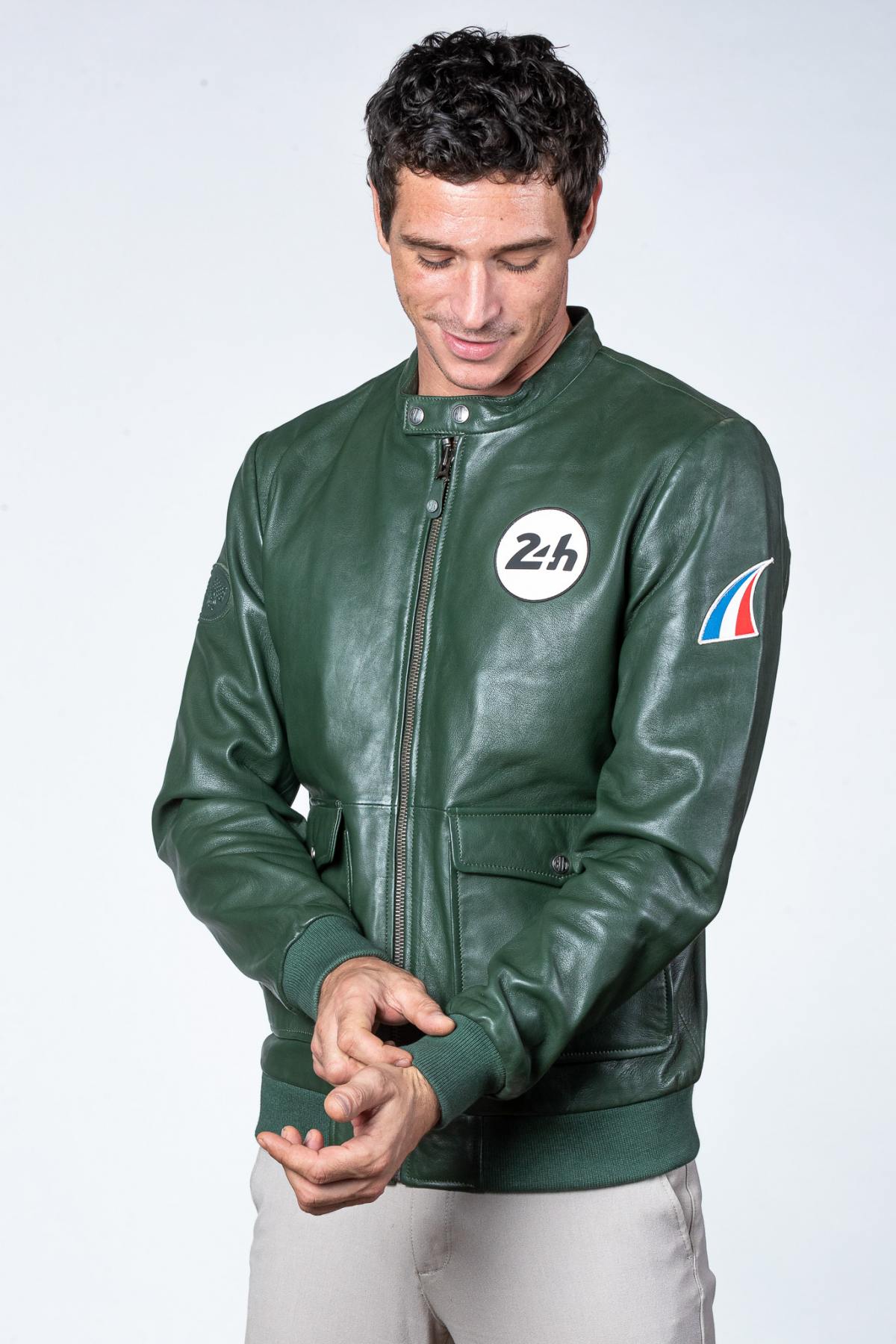 Herren Jacke 24h Le Mans DENIS SHEEP CROWN GREEN — Ansicht 5