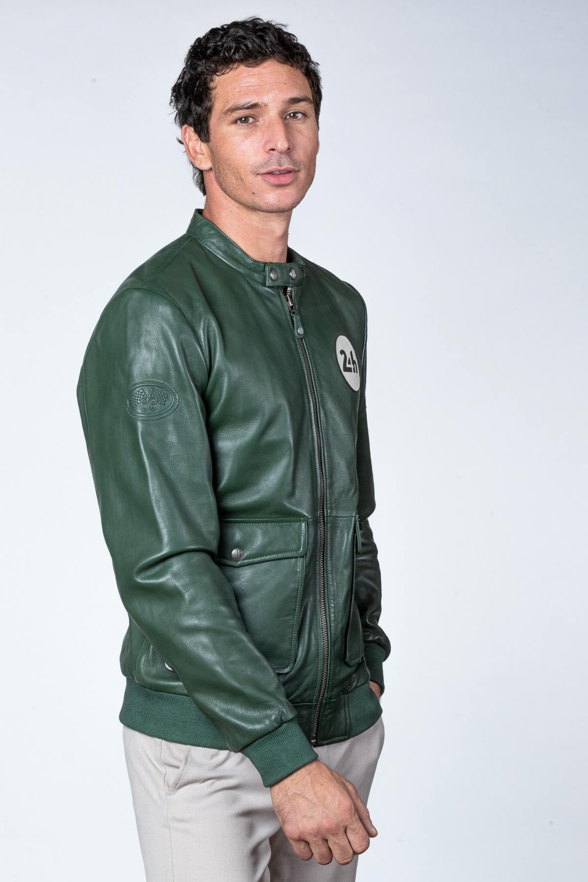 Herren Jacke 24h Le Mans DENIS SHEEP CROWN GREEN — Ansicht 6