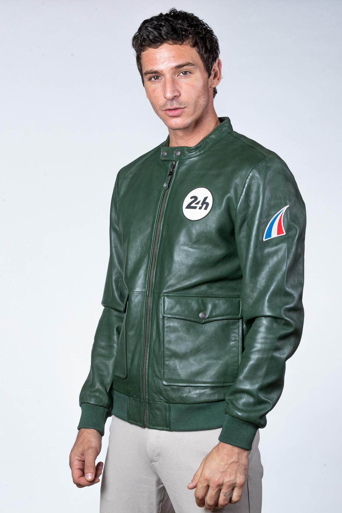 Herren Jacke 24h Le Mans DENIS SHEEP CROWN GREEN — Ansicht 2