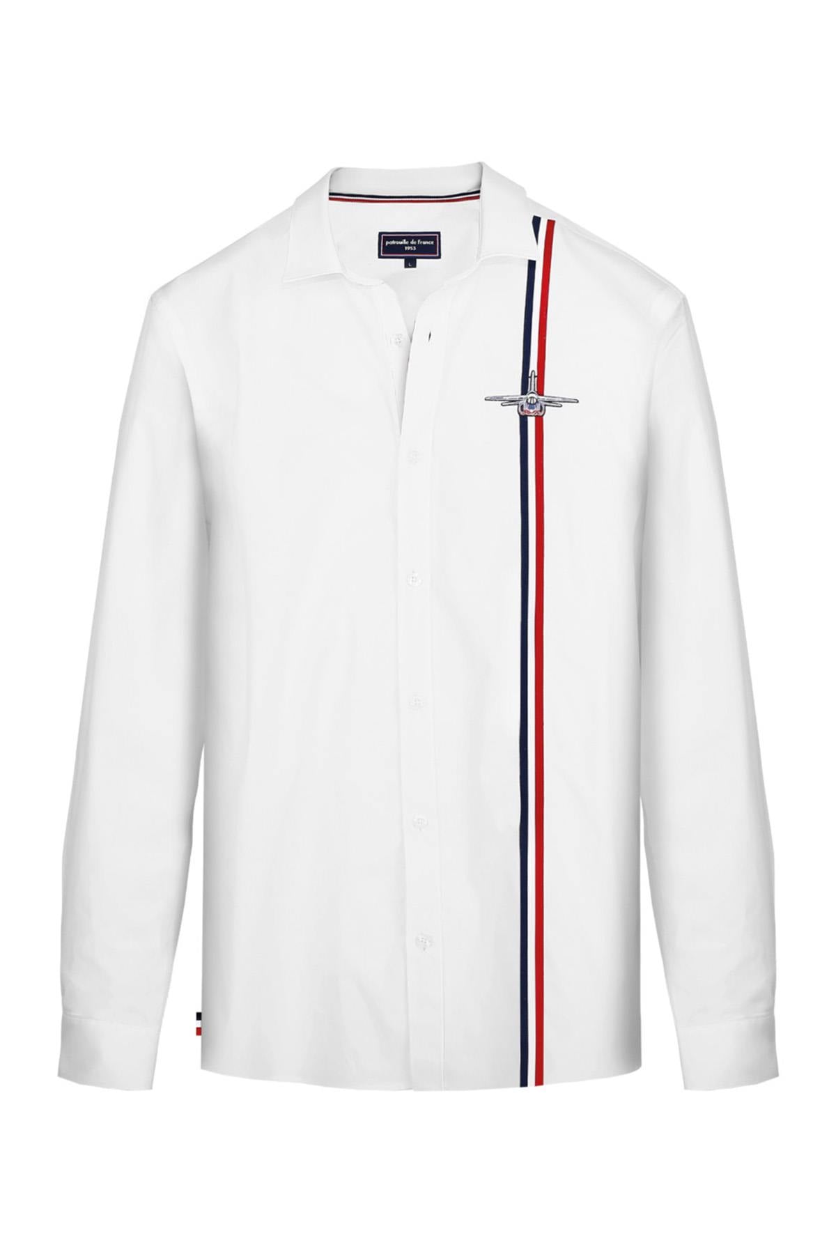 Camicia Uomo Patrouille De France OWENS TRIOMPHE WHITE — vista 2