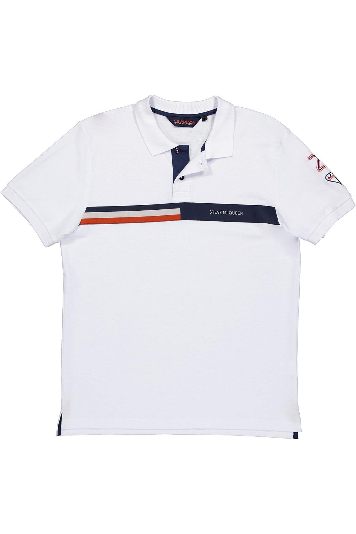Polo Homme Steve Mcqueen POLO POM01-000 OFF WHITE — vue 3