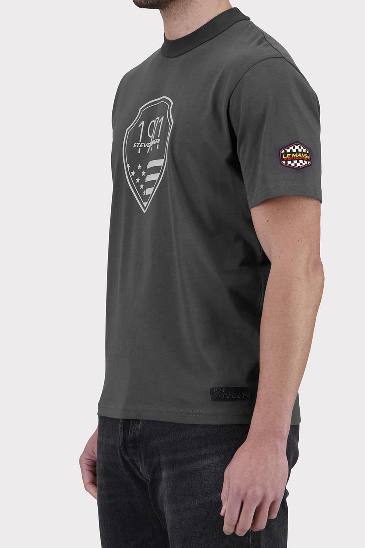 Camiseta Hombre Steve Mcqueen TEE SHIRT TSM06-105 BLACK — vista 2