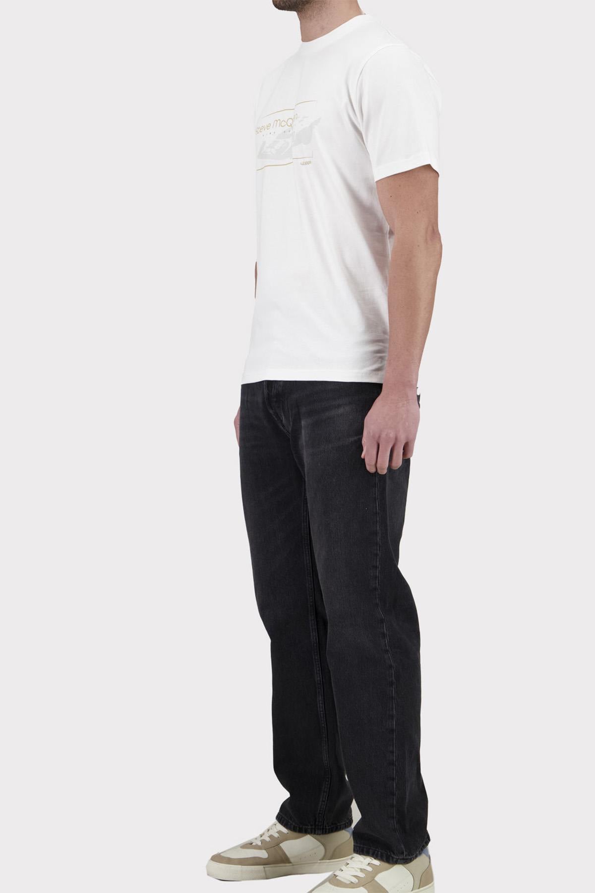 Tee Shirt Homme Steve Mcqueen TEE SHIRT TSM02-000 OFF WHITE — vue 4