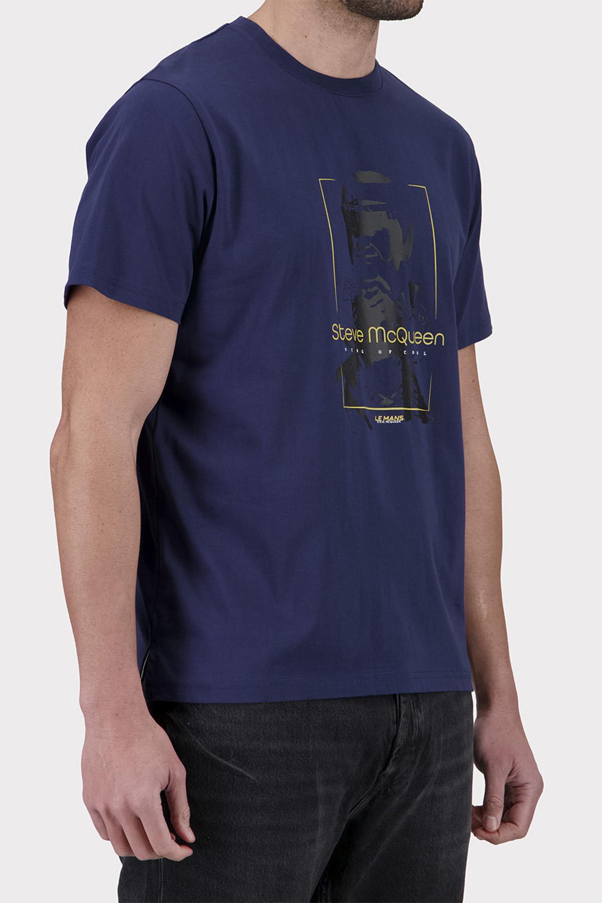 Camiseta Hombre Steve Mcqueen TEE SHIRT TSM07-100 NAVY — vista 2