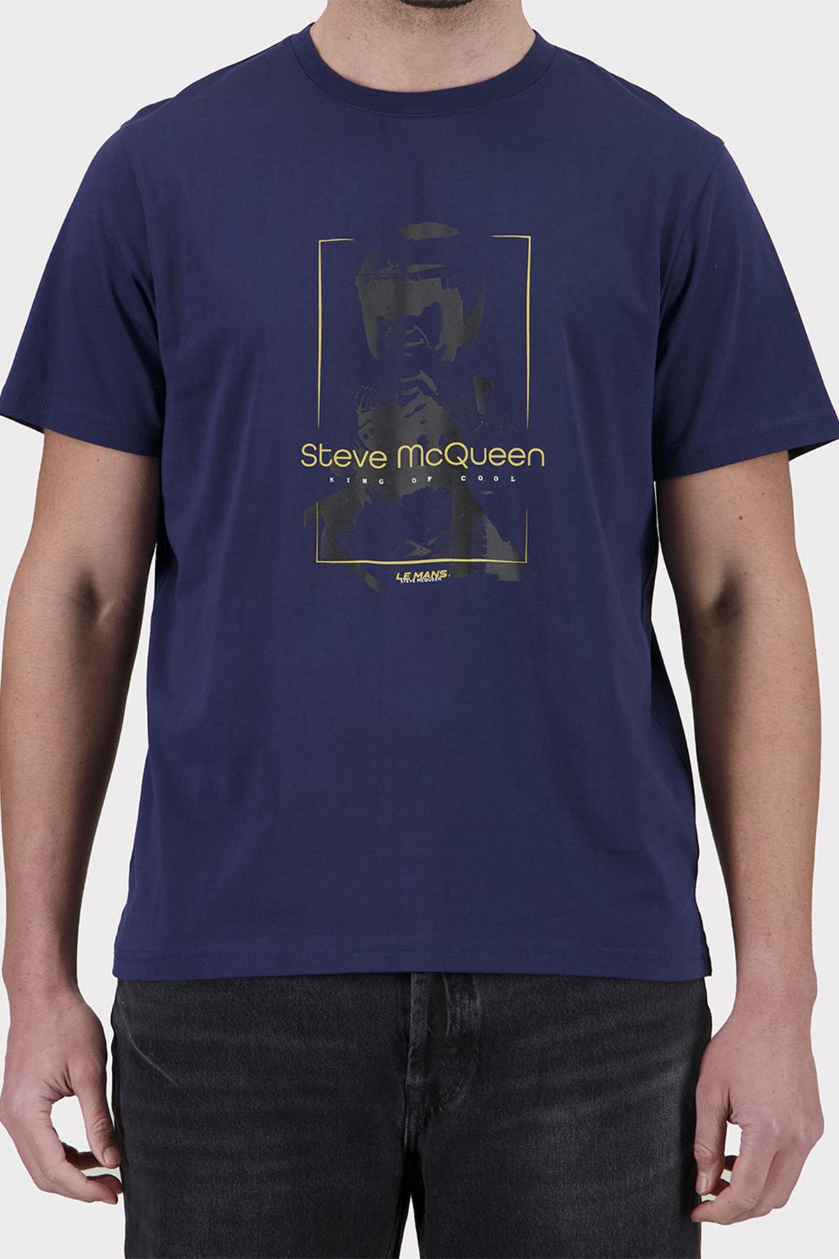 Camiseta Hombre Steve Mcqueen TEE SHIRT TSM07-100 NAVY — vista 1