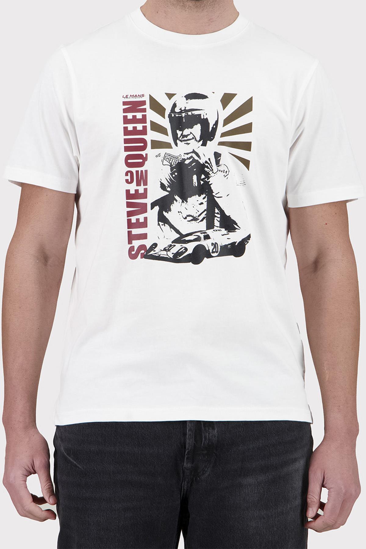 Tee Shirt Homme Steve Mcqueen TEE SHIRT TSM03-000 OFF WHITE — vue 1