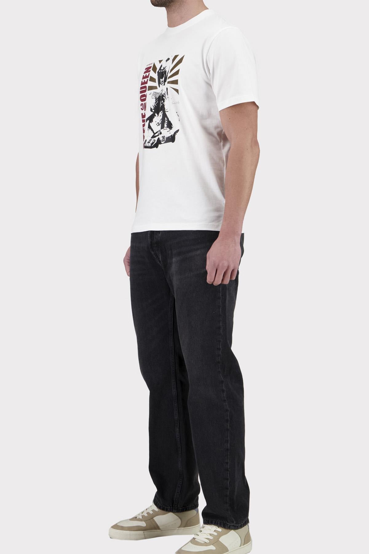 Tee Shirt Homme Steve Mcqueen TEE SHIRT TSM03-000 OFF WHITE — vue 4