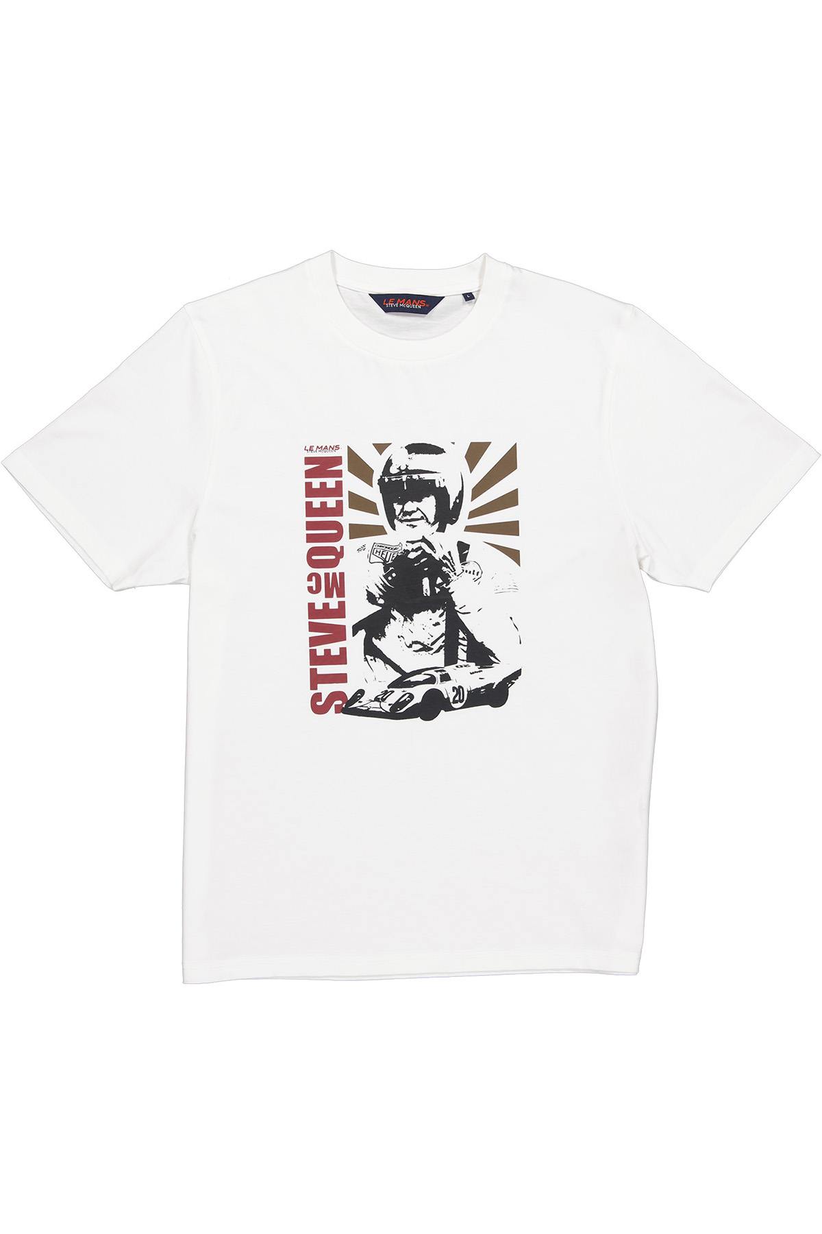 Tee Shirt Homme Steve Mcqueen TEE SHIRT TSM03-000 OFF WHITE — vue 3