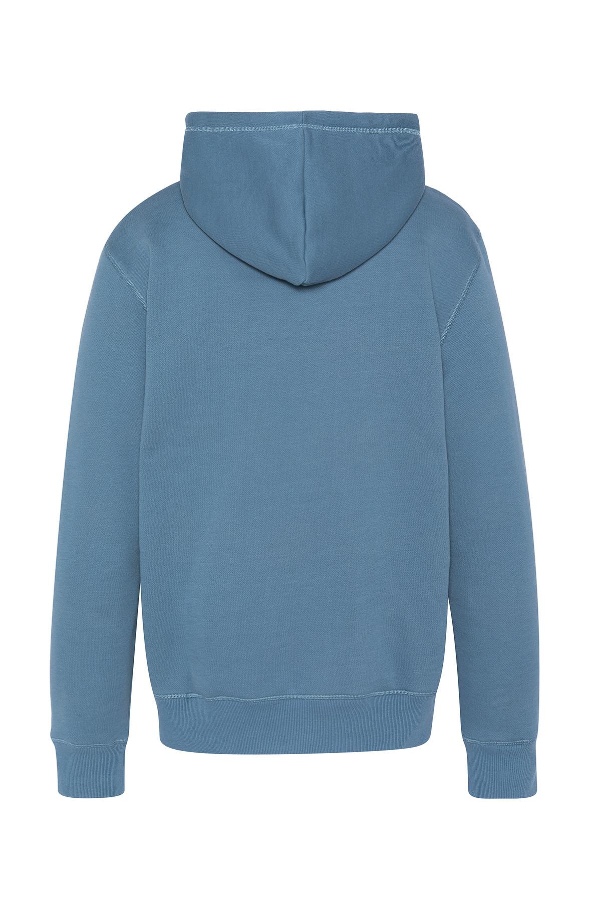 Pull/sweatshirt Homme Schott SWCASUAL2 STEEL BLUE — vue 3