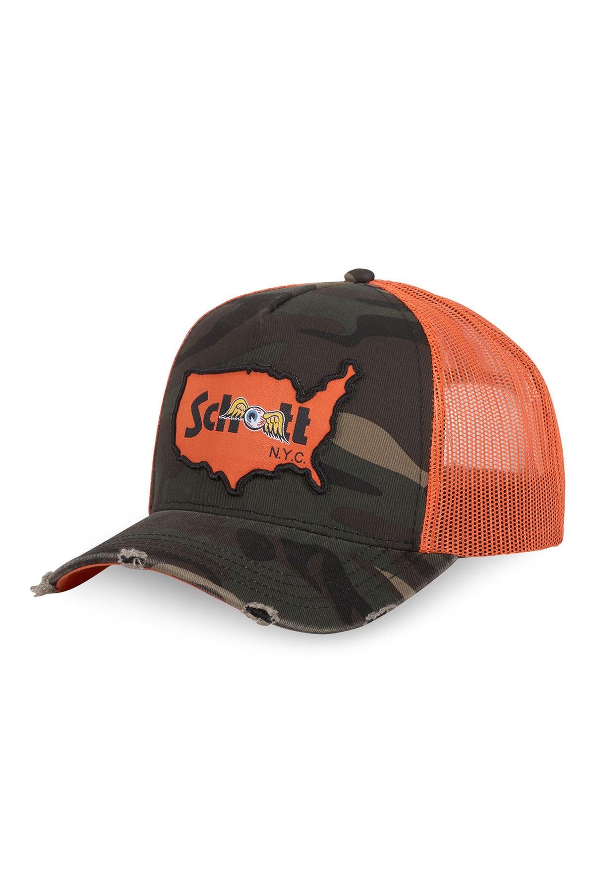 Gorra Hombre Schott CASQUETTE CT CAMO K — vista 1