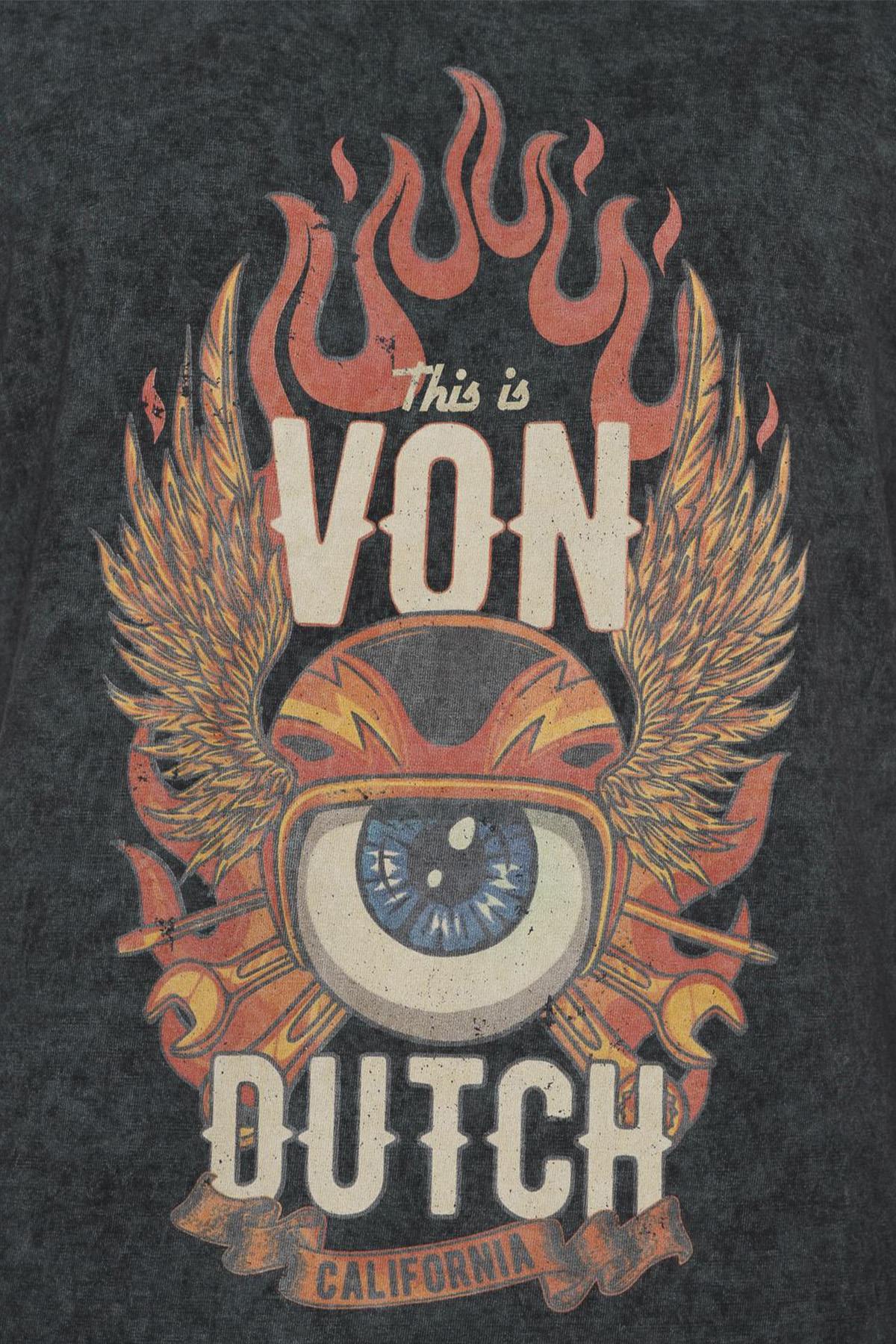 Camiseta Hombre Von Dutch TEE SHIRT FLY ANTH — vista 2