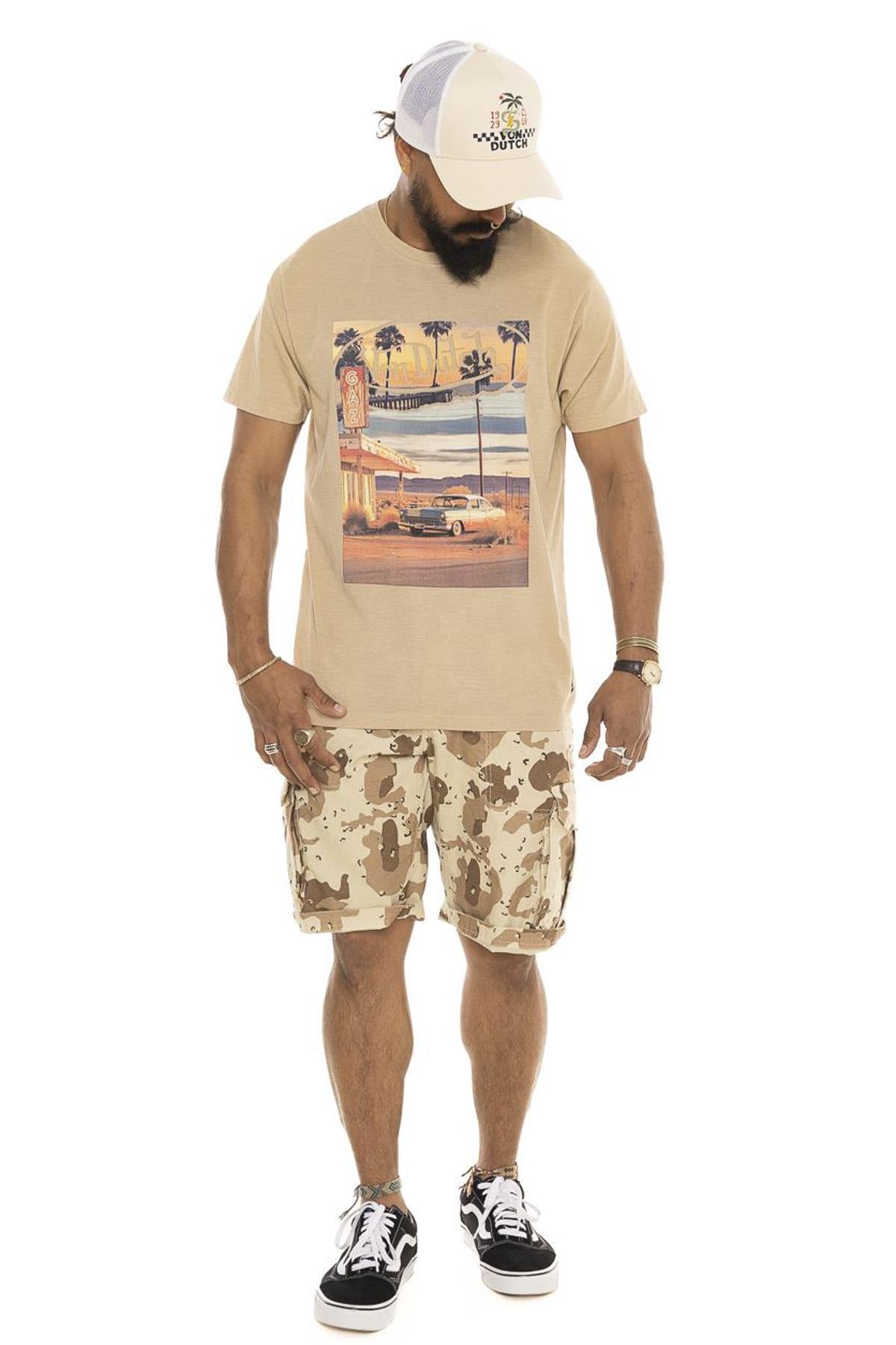 Herren T-shirt Von Dutch TEE SHIRT ROAD B — Ansicht 4