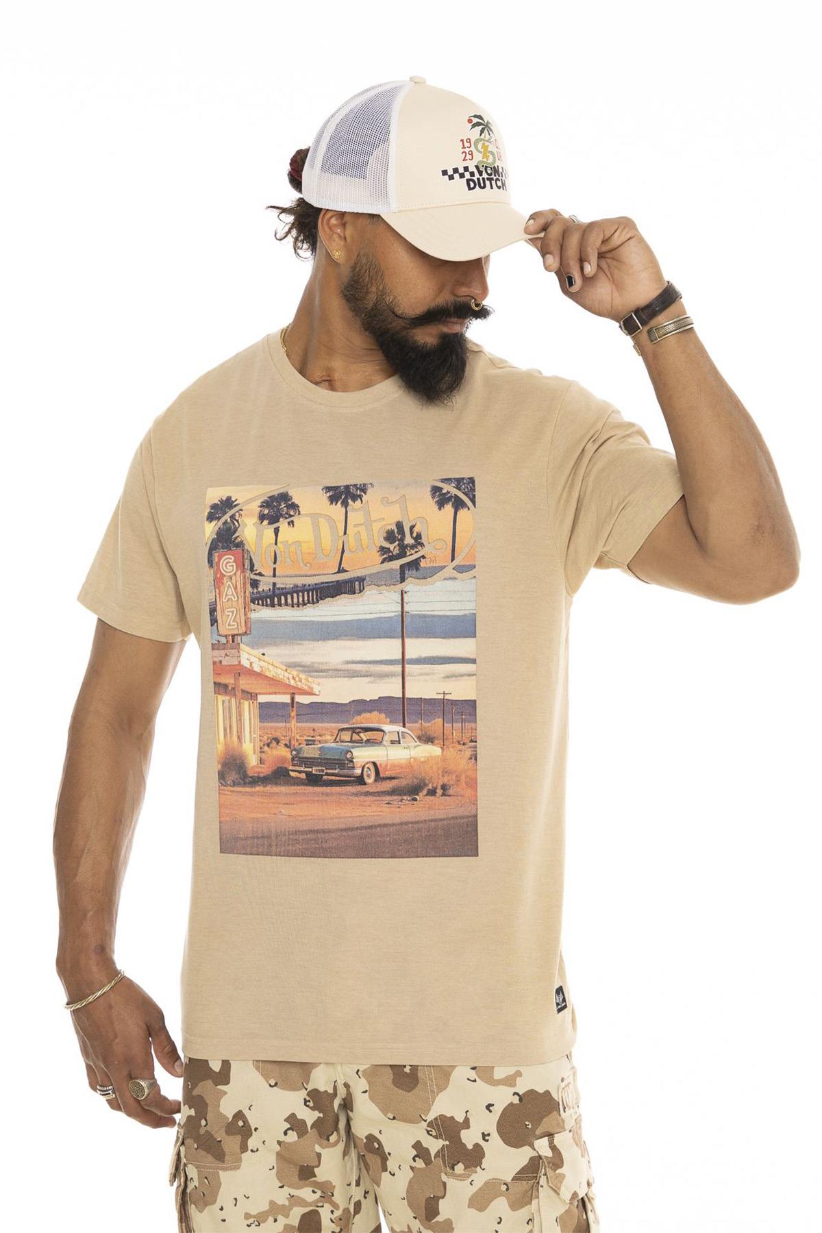 Herren T-shirt Von Dutch TEE SHIRT ROAD B — Ansicht 1