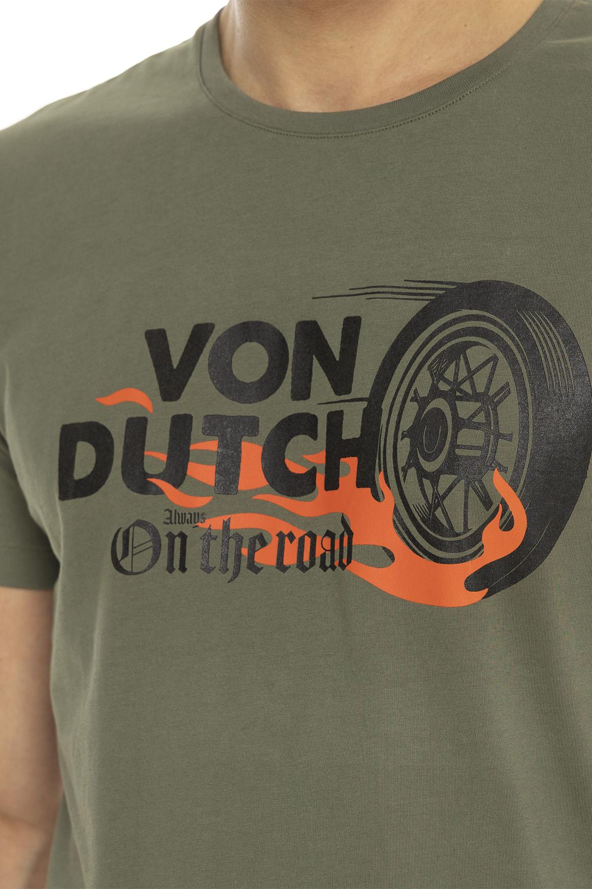 Camiseta Hombre Von Dutch TEE SHIRT WHEEL K — vista 2