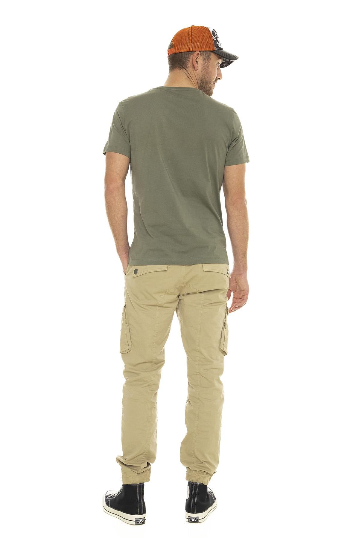 Camiseta Hombre Von Dutch TEE SHIRT WHEEL K — vista 4