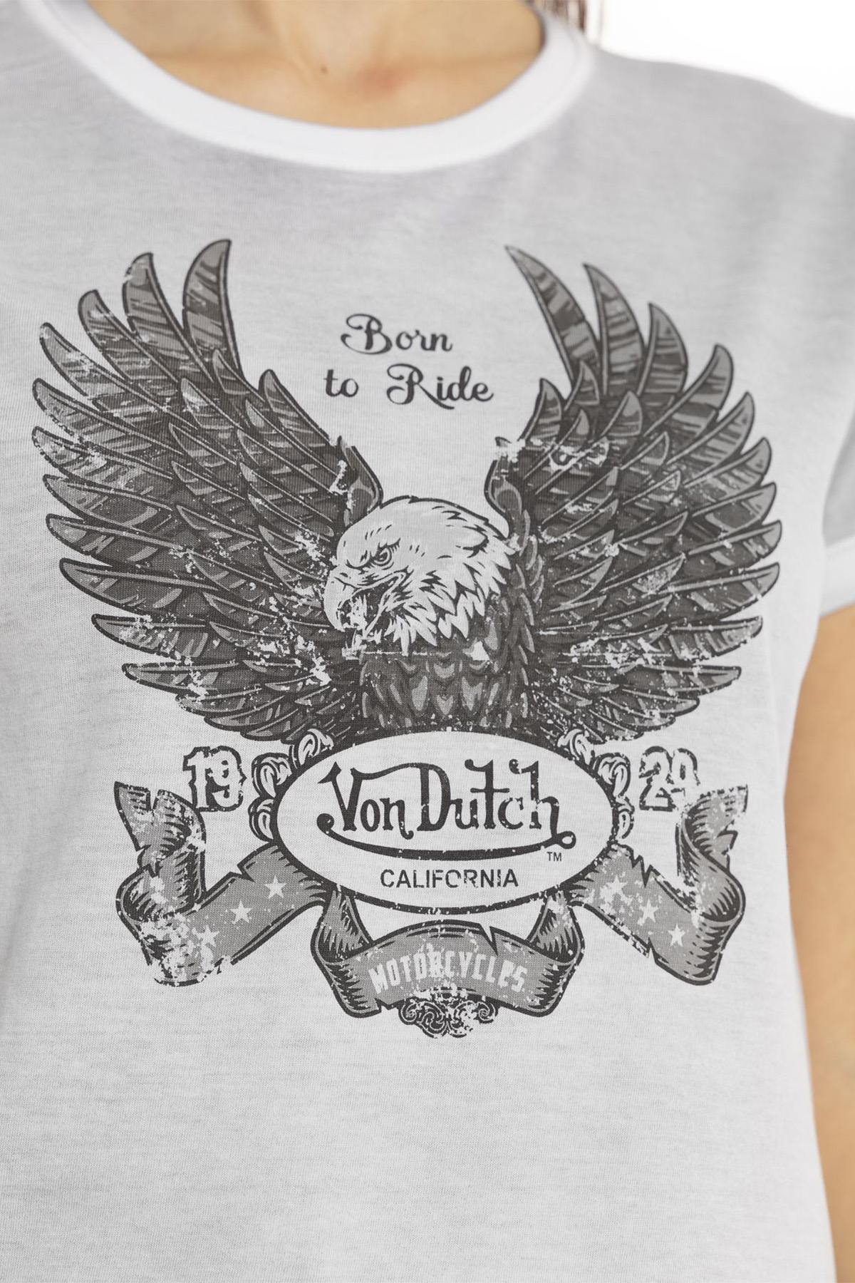 Camiseta Mujeres Von Dutch TEE SHIRT KUST G — vista 2