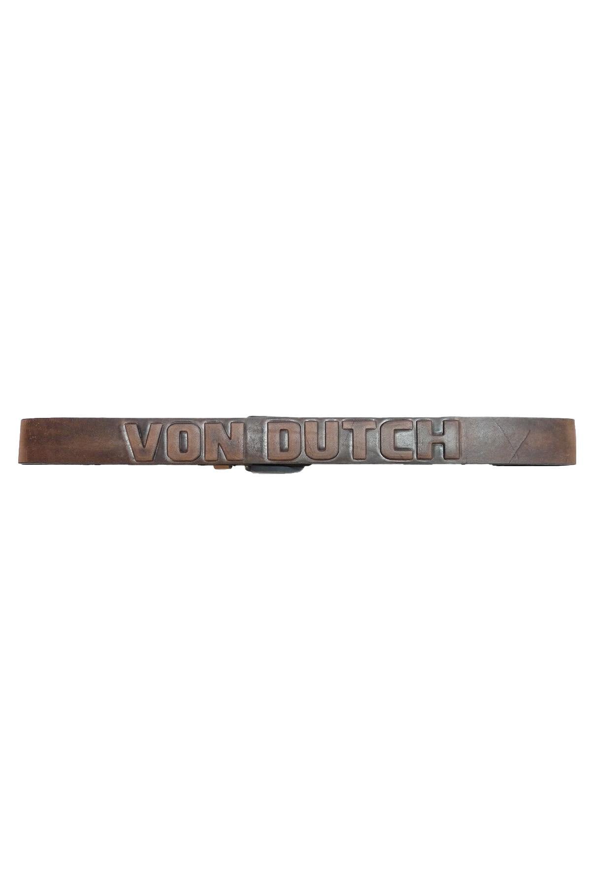 Herren Gürtel Von Dutch VD LINGO TABAC — Ansicht 1
