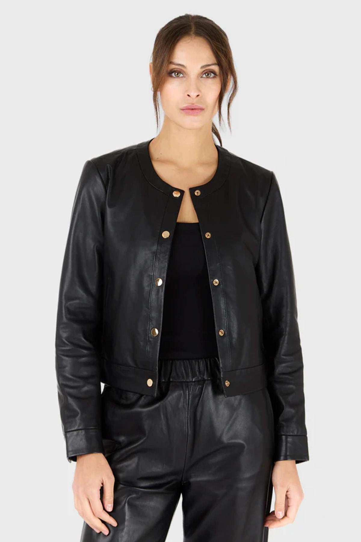 Chaqueta Mujeres Serge Pariente MARION BLACK — vista 1