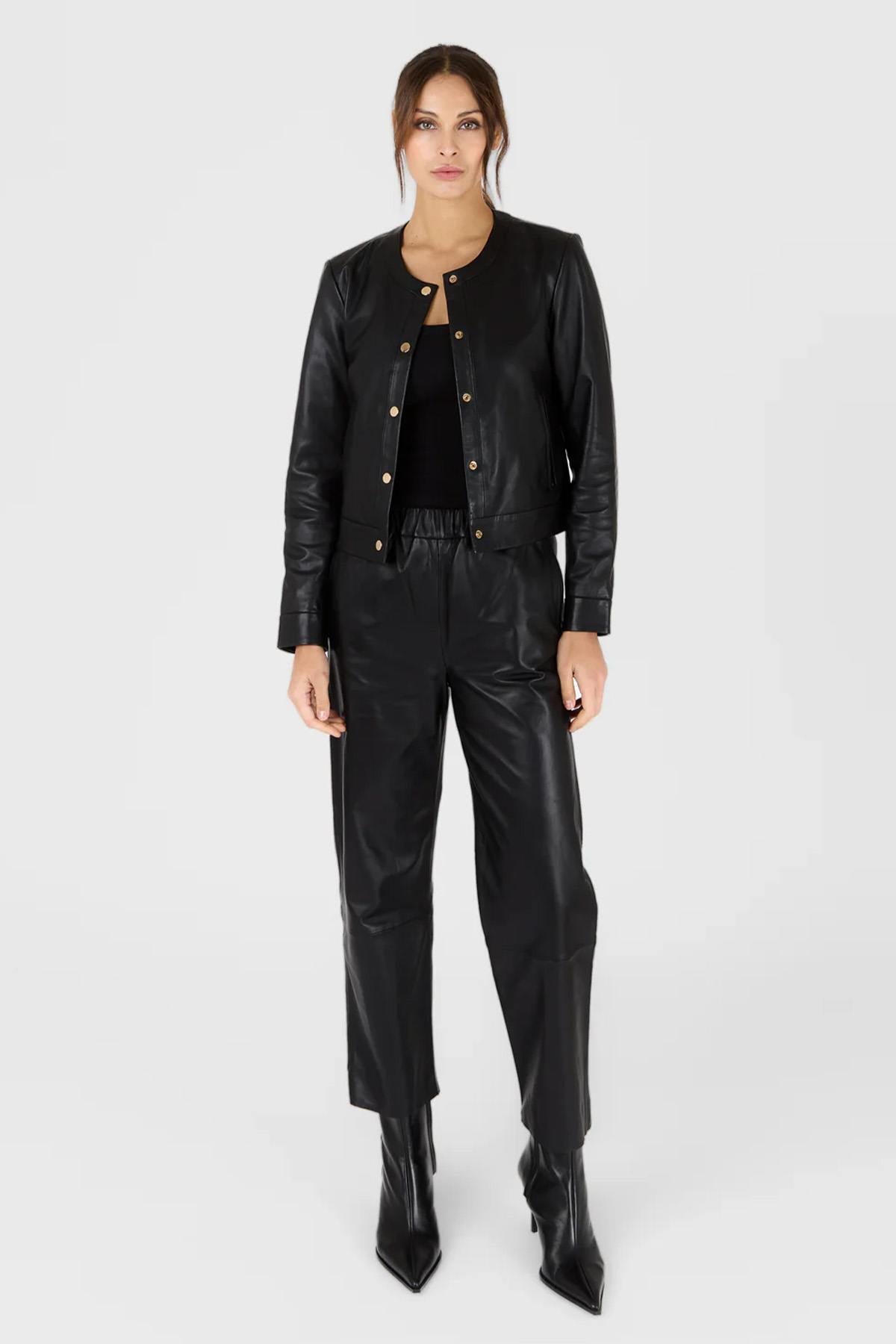 Chaqueta Mujeres Serge Pariente MARION BLACK — vista 2