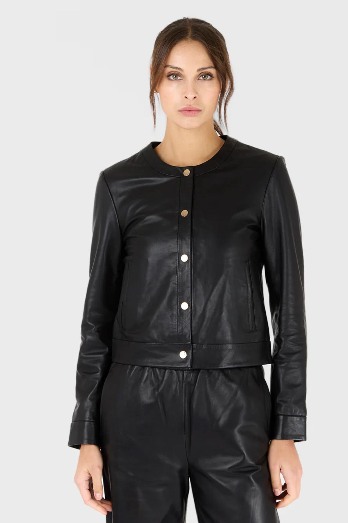 Chaqueta Mujeres Serge Pariente MARION BLACK — vista 5