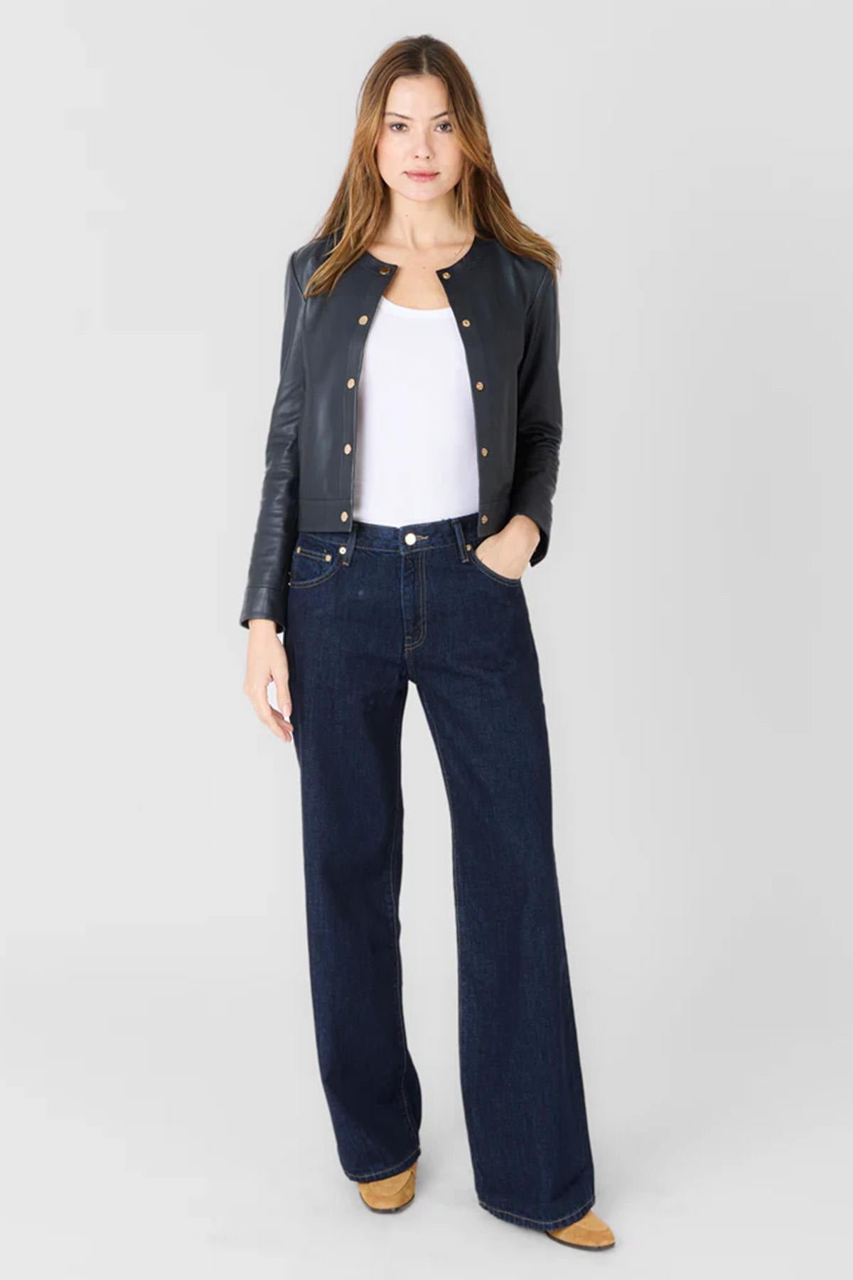 Damen Jacke Serge Pariente MARION BLUE — Ansicht 3