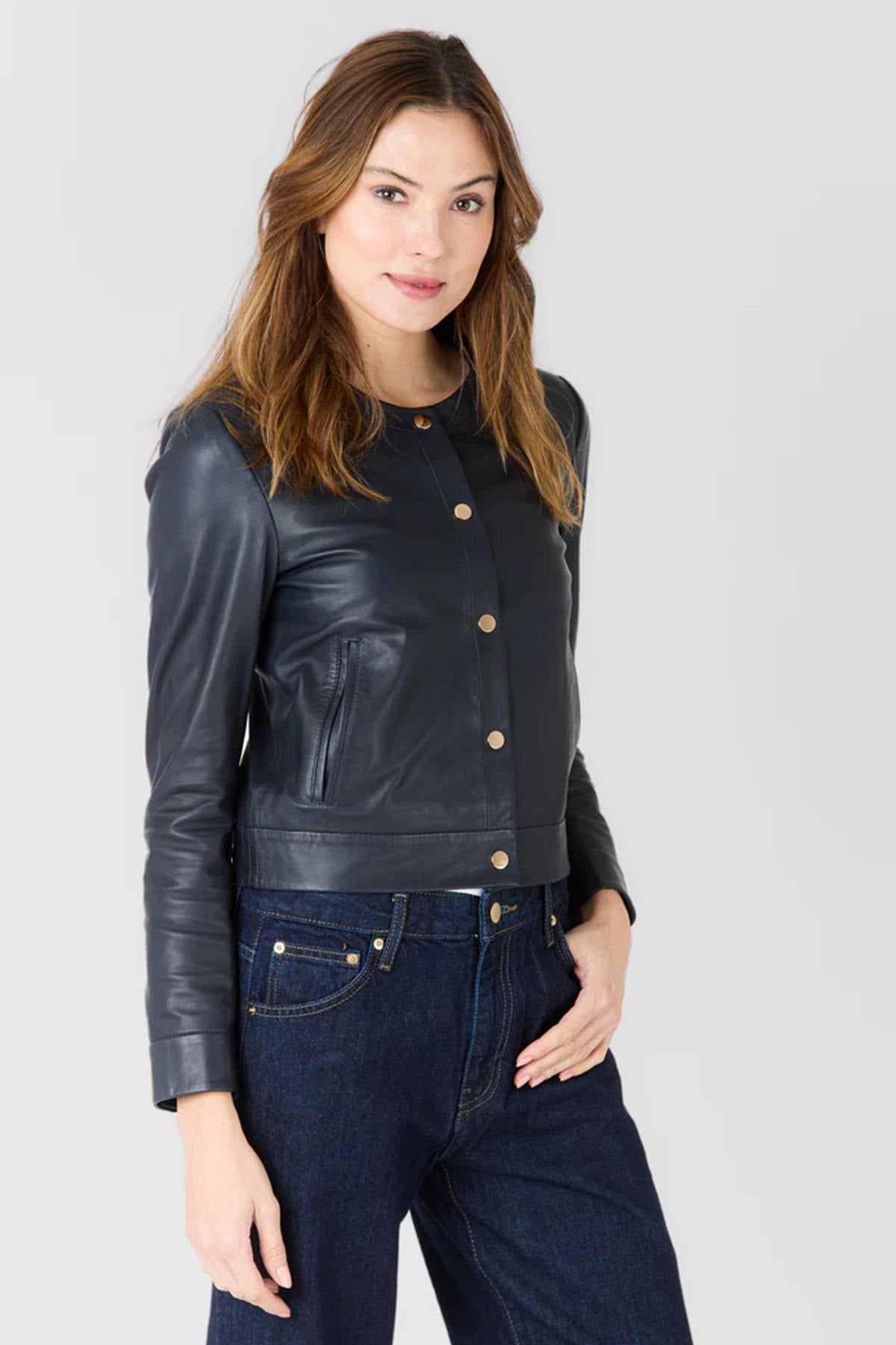 Damen Jacke Serge Pariente MARION BLUE — Ansicht 1